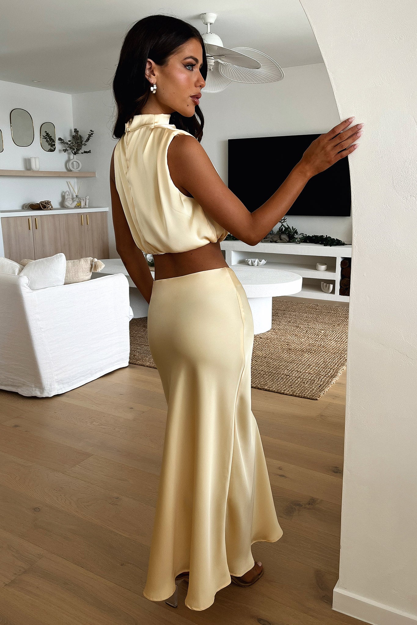 Santorini Top - Baby Yellow-Coutiqo
