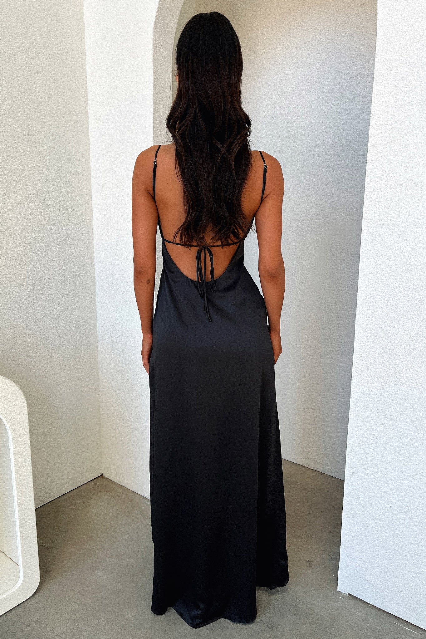 Sarcia Maxi Dress - Black-Coutiqo