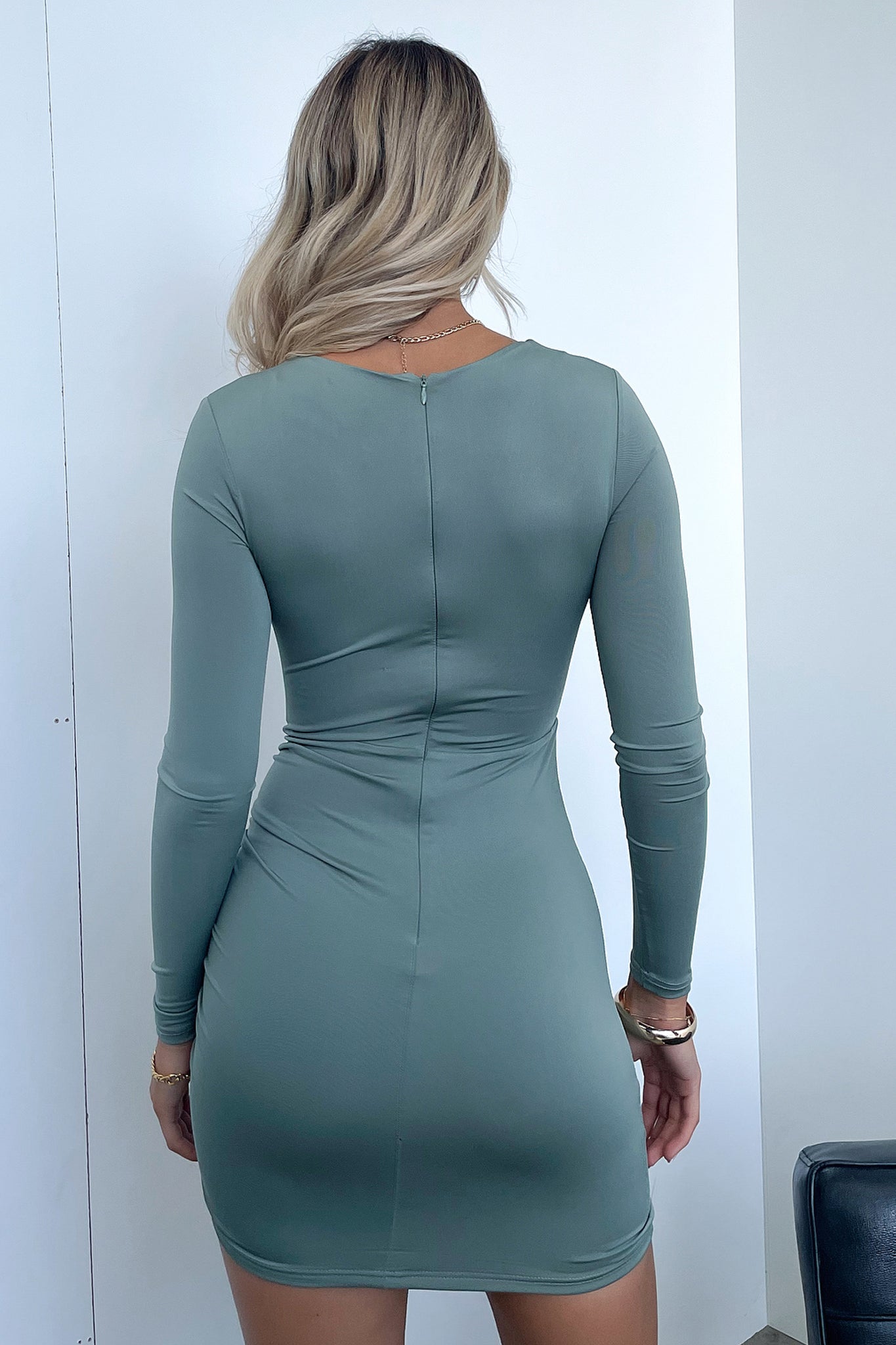 Scorpion Dress - Khaki-Coutiqo