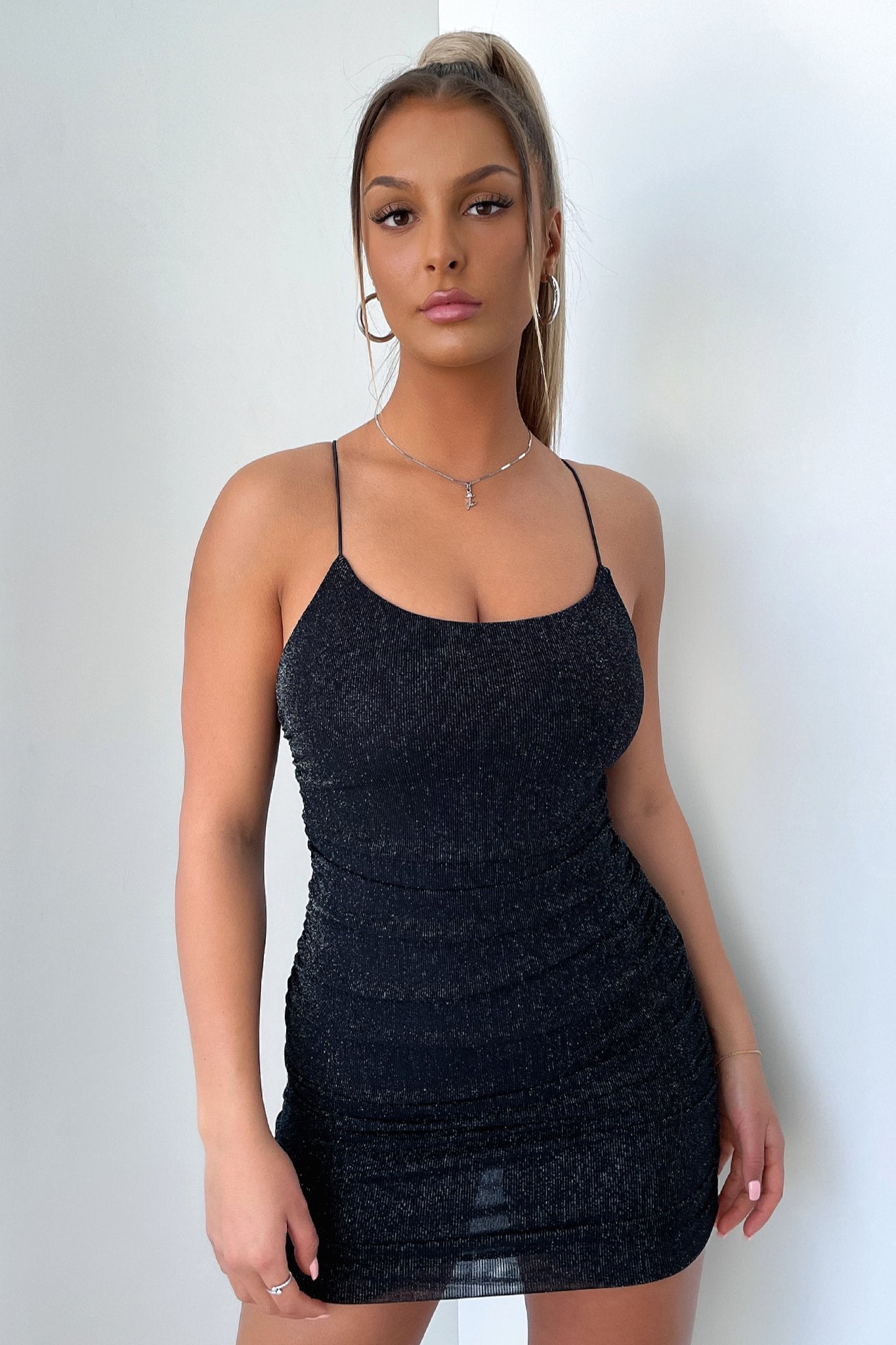 Seki Dress - Black-Coutiqo