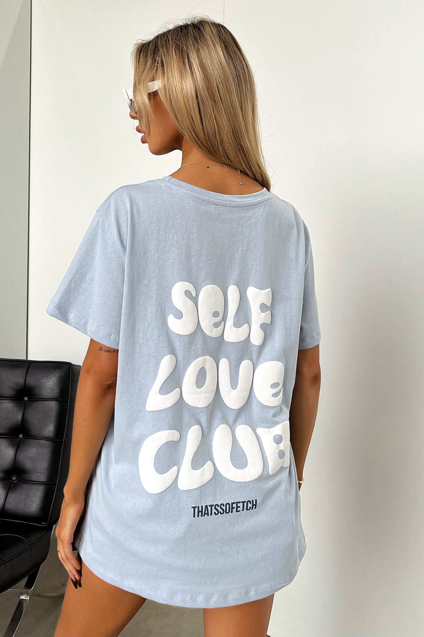 Self Love Tee - Blue-Coutiqo
