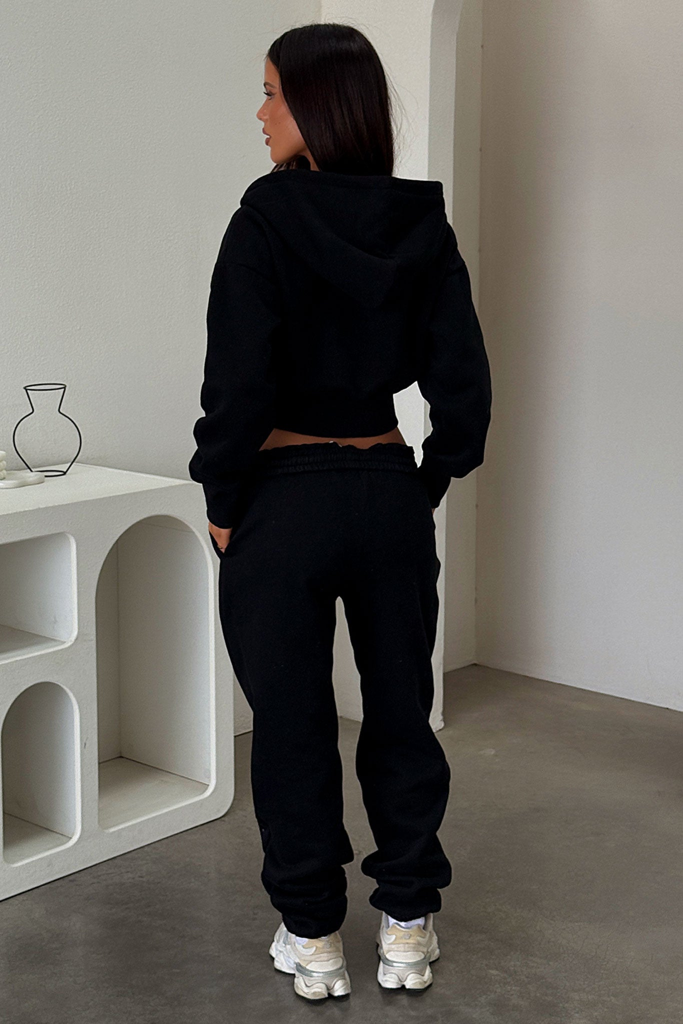 Series 10 Cropped Jacket - Black-Coutiqo