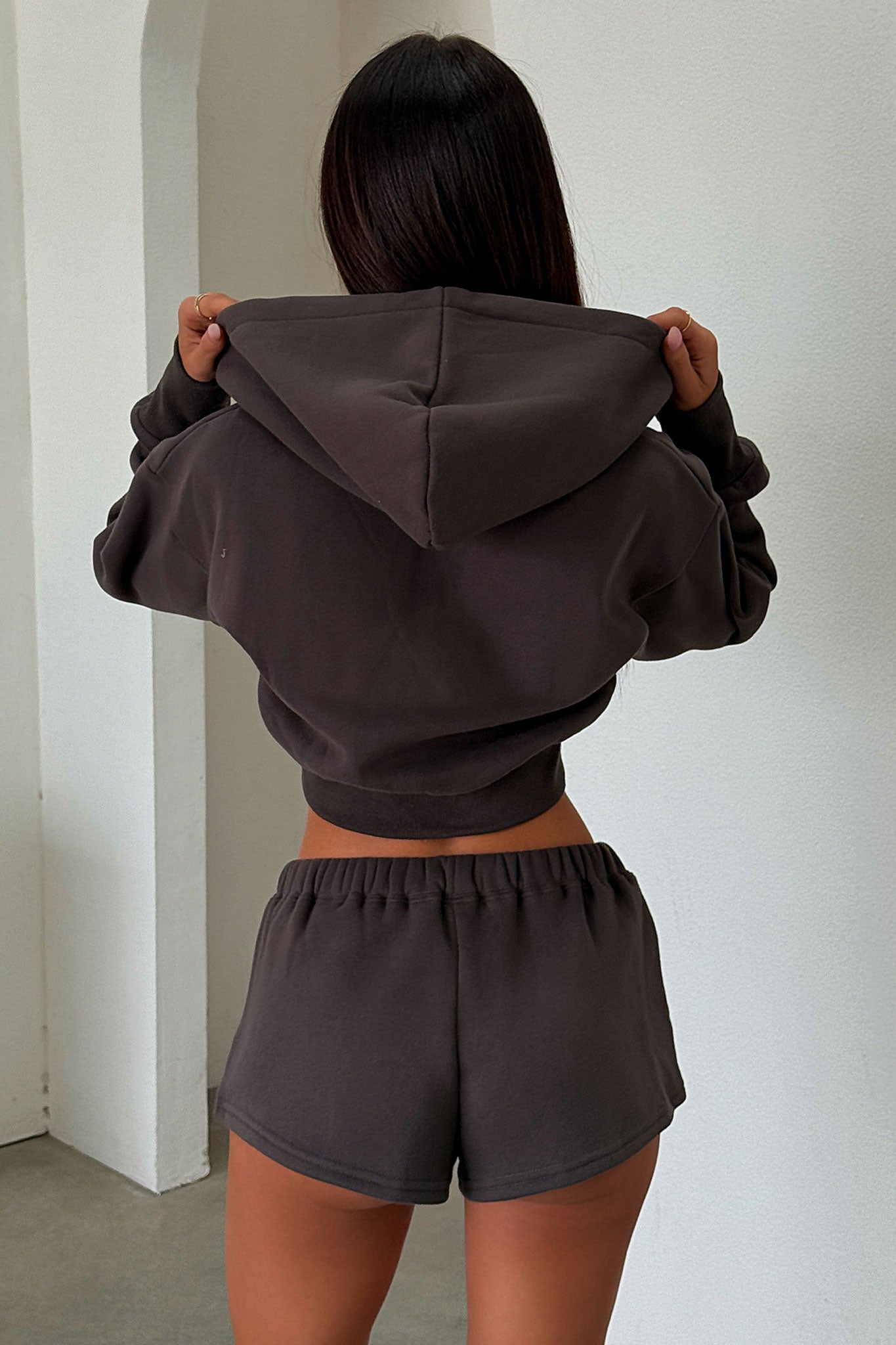 Series 10 Low Rise Shorts - Charcoal-Coutiqo