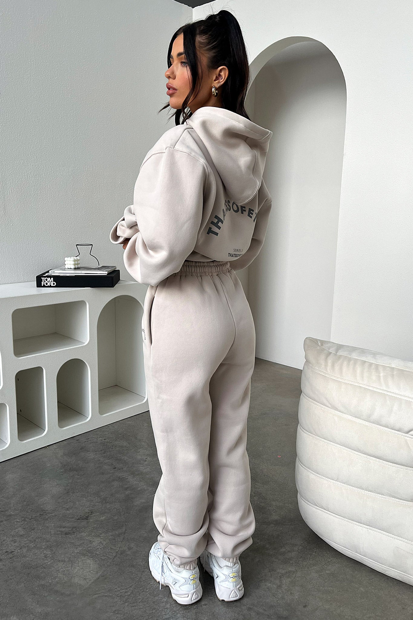 Series 2 Sweatpants - Beige-Coutiqo