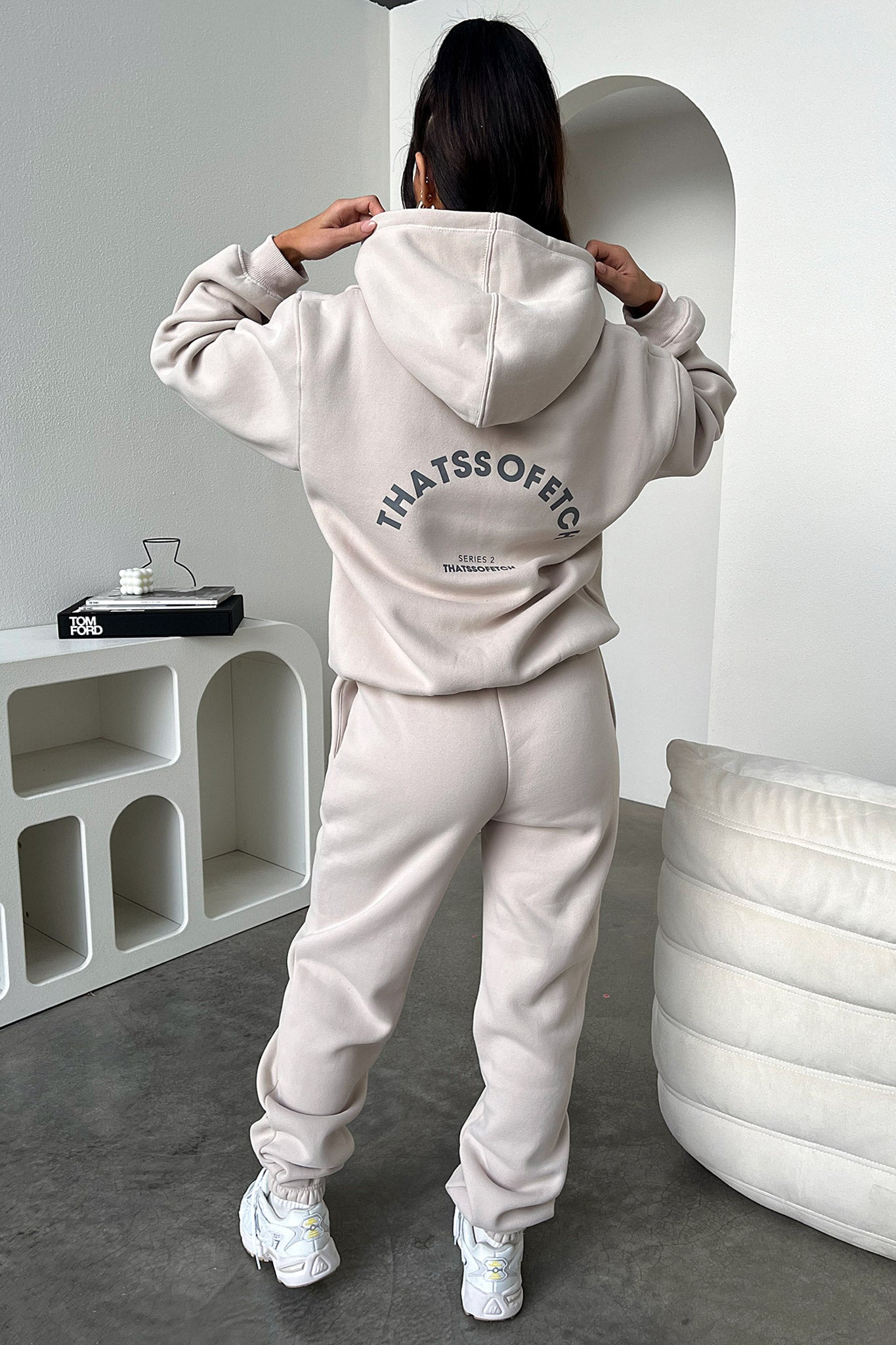 Series 2 Sweatpants - Beige-Coutiqo