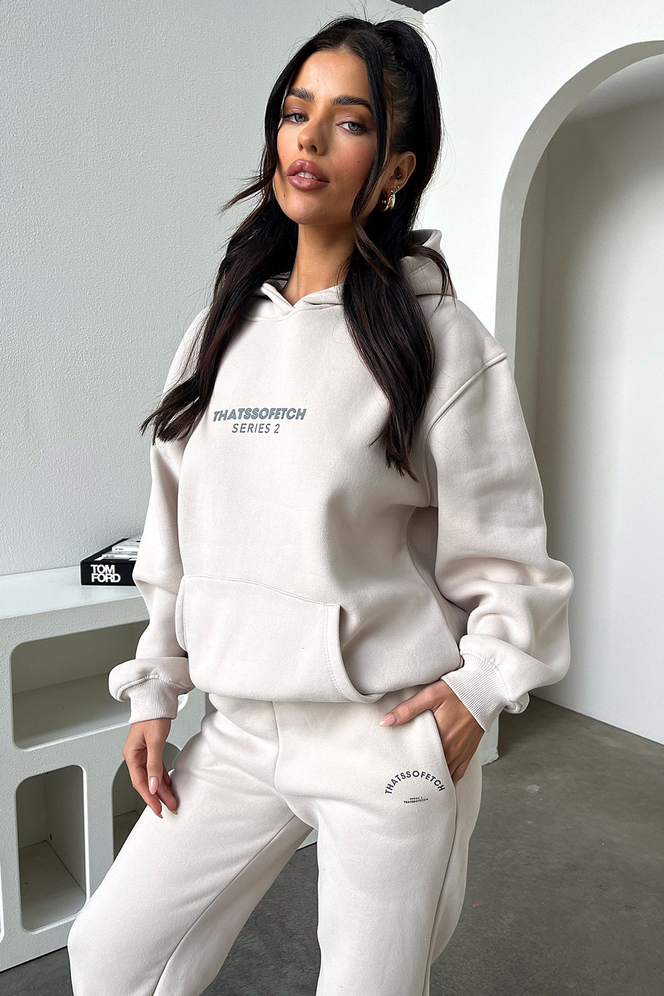 Series 2 Sweatpants - Beige-Coutiqo