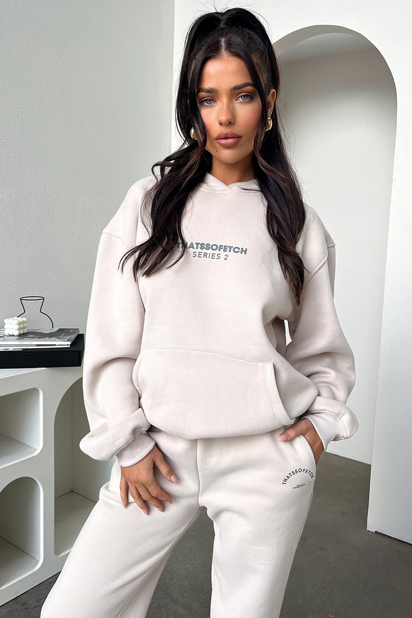 Series 2 Sweatpants - Beige-Coutiqo