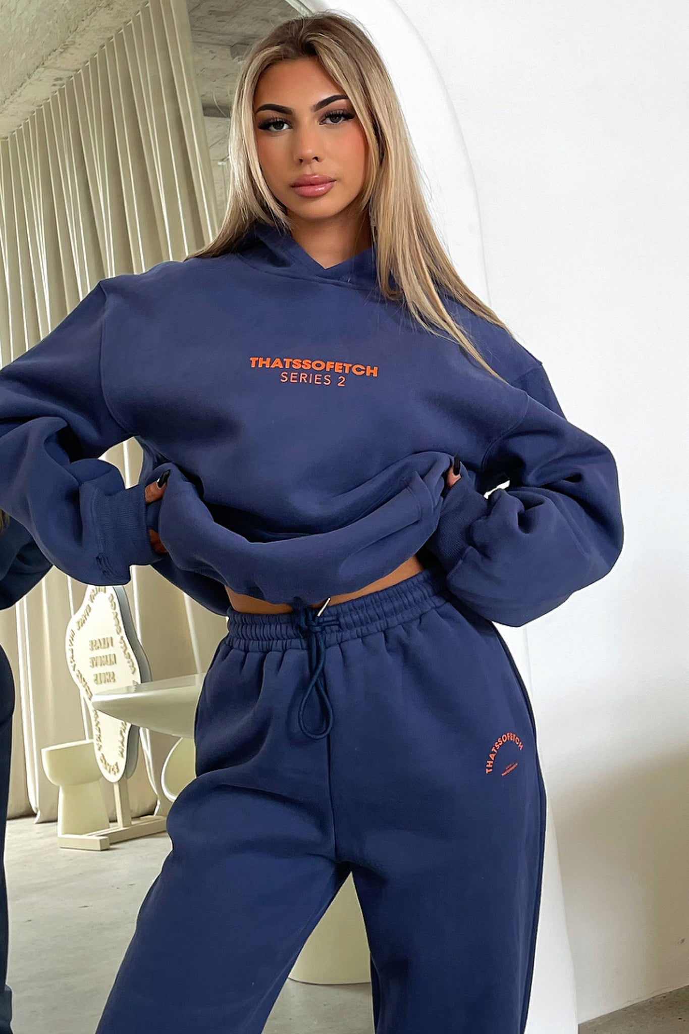 Series 2 Hoodie - Navy-Coutiqo