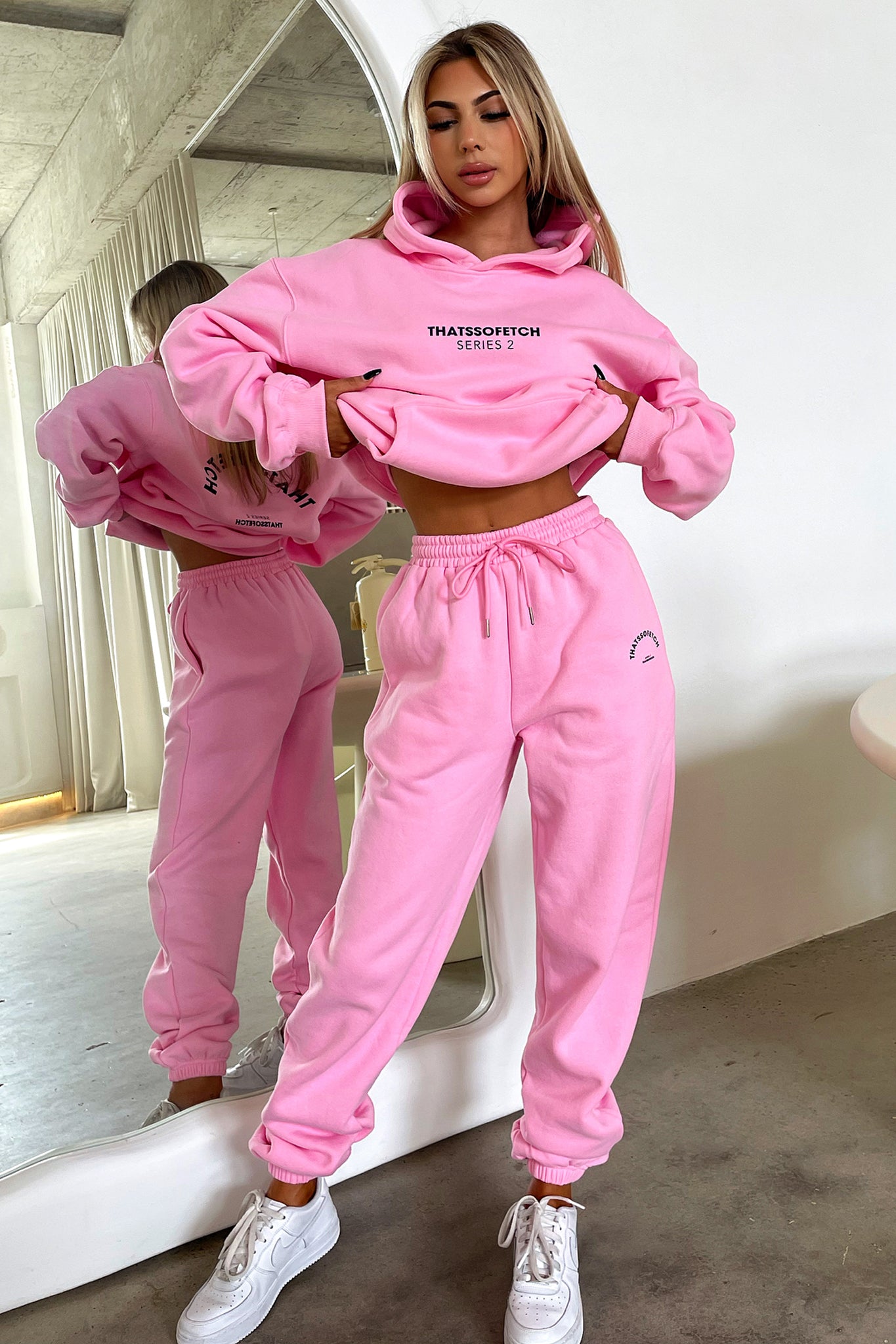 Series 2 Sweatpants - Pink-Coutiqo