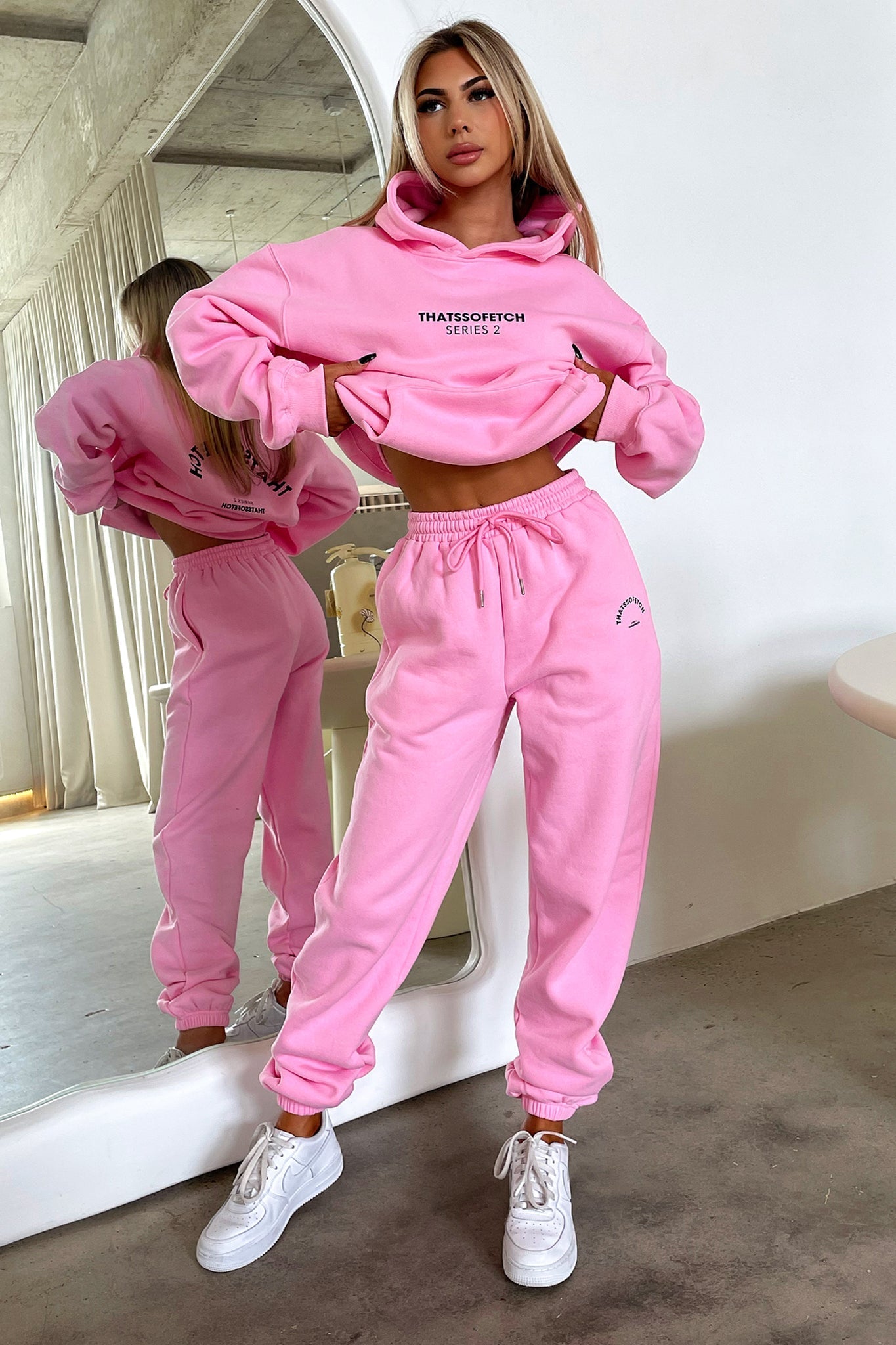 Series 2 Sweatpants - Pink-Coutiqo