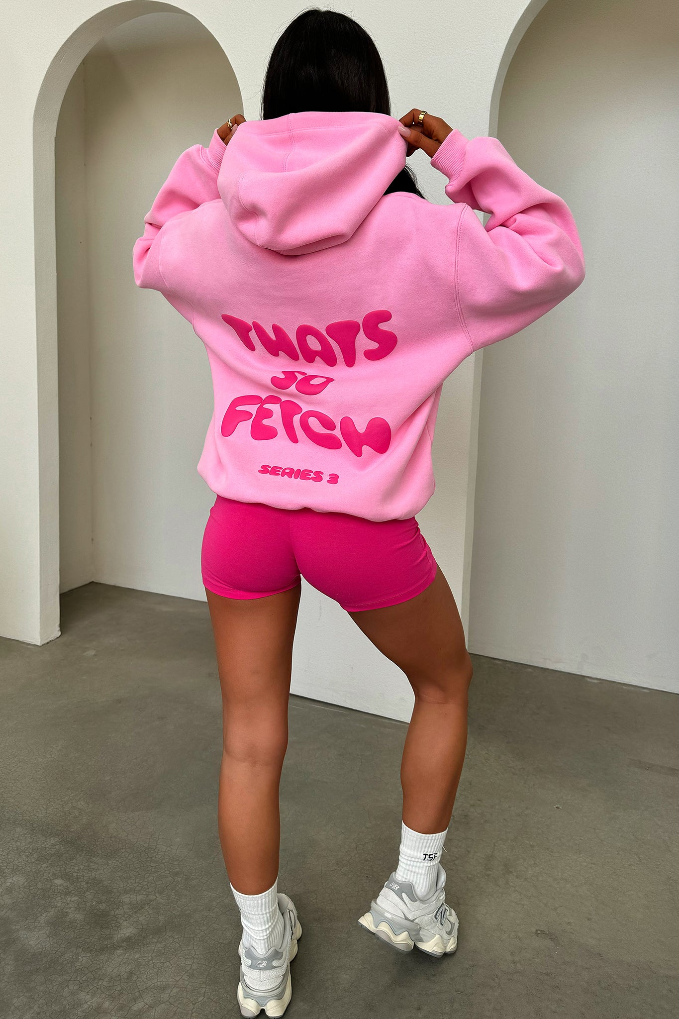 Series 3 Bike Shorts - Hot Pink-Coutiqo
