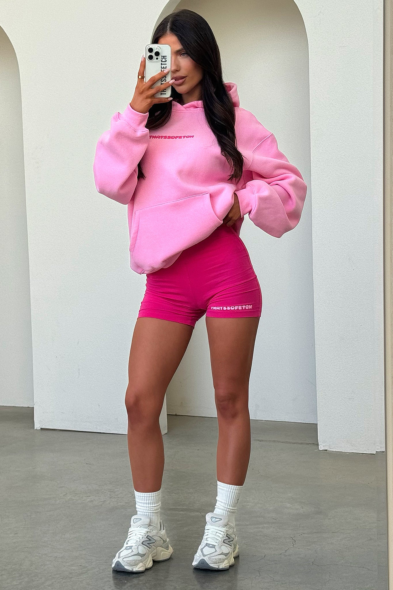 Series 3 Bike Shorts - Hot Pink-Coutiqo
