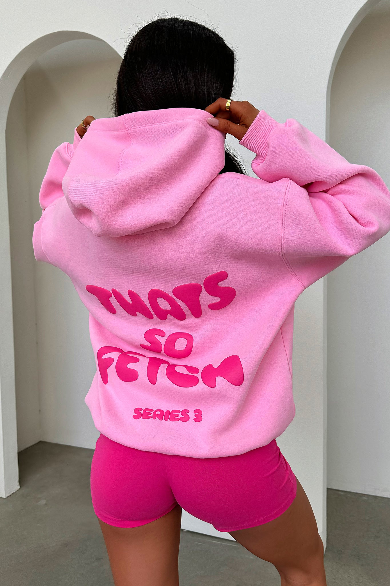 Series 3 Bike Shorts - Hot Pink-Coutiqo