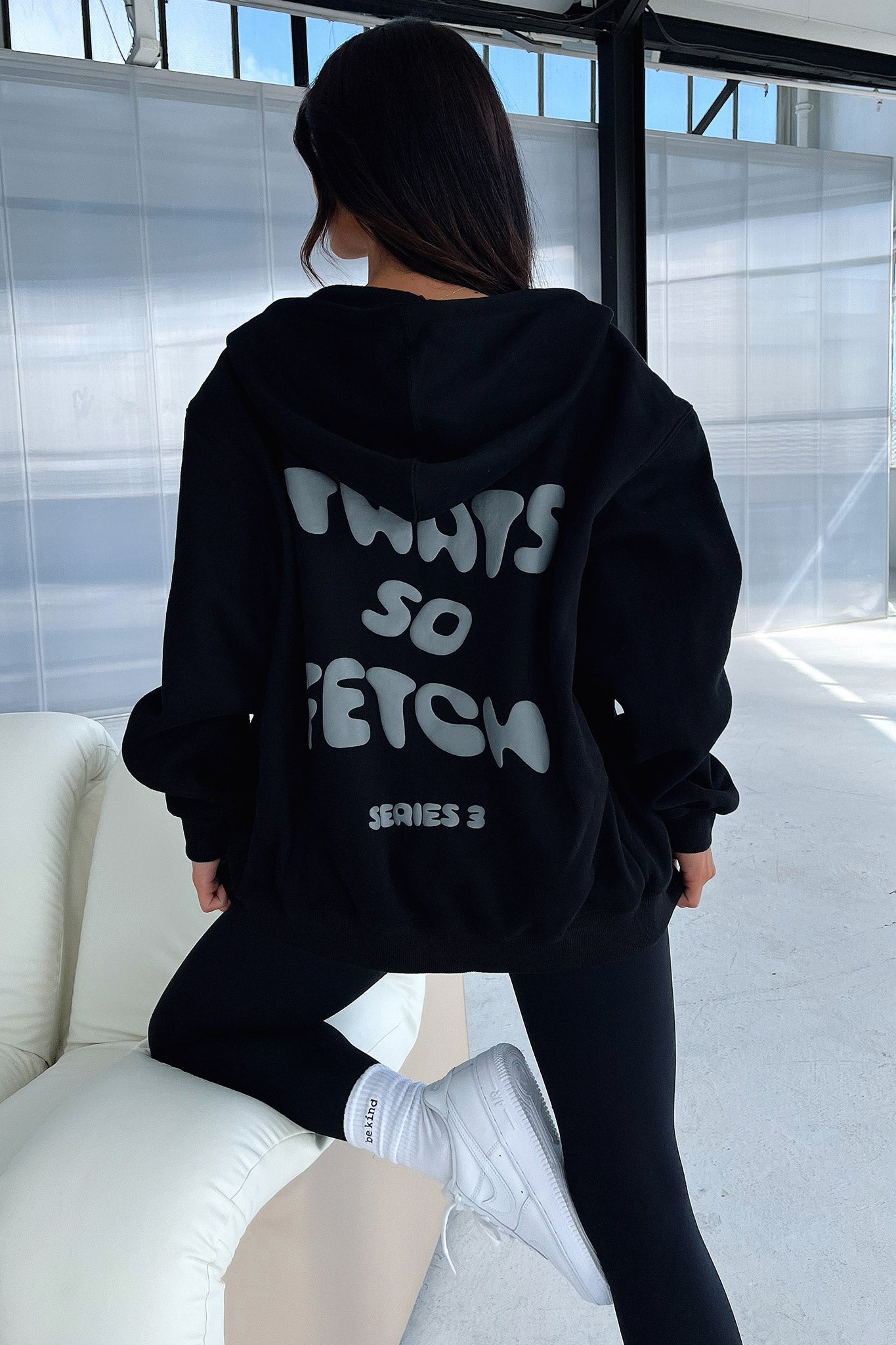 Series 3 Zip Up Hoodie - Black-Coutiqo