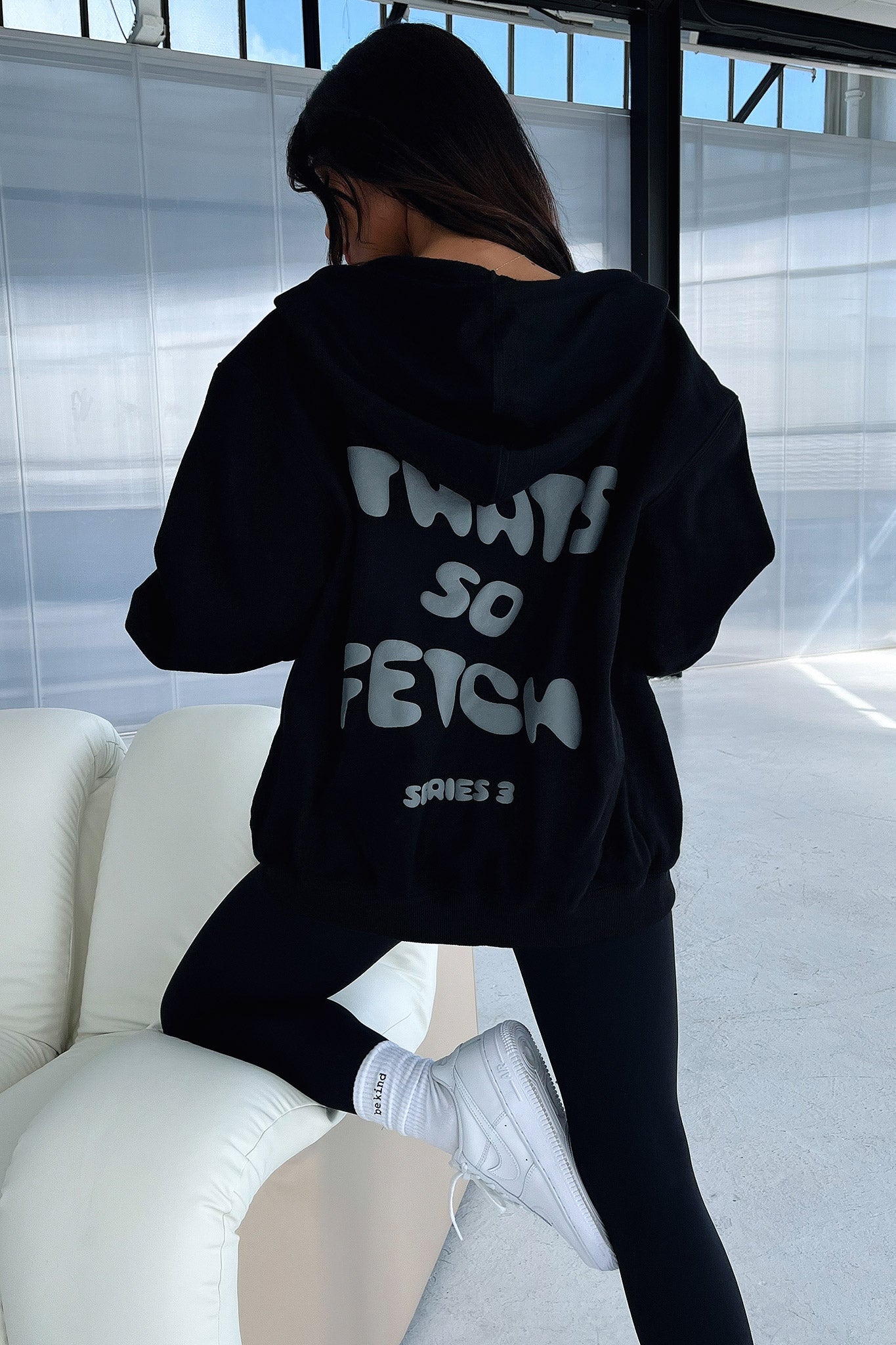 Series 3 Zip Up Hoodie - Black-Coutiqo