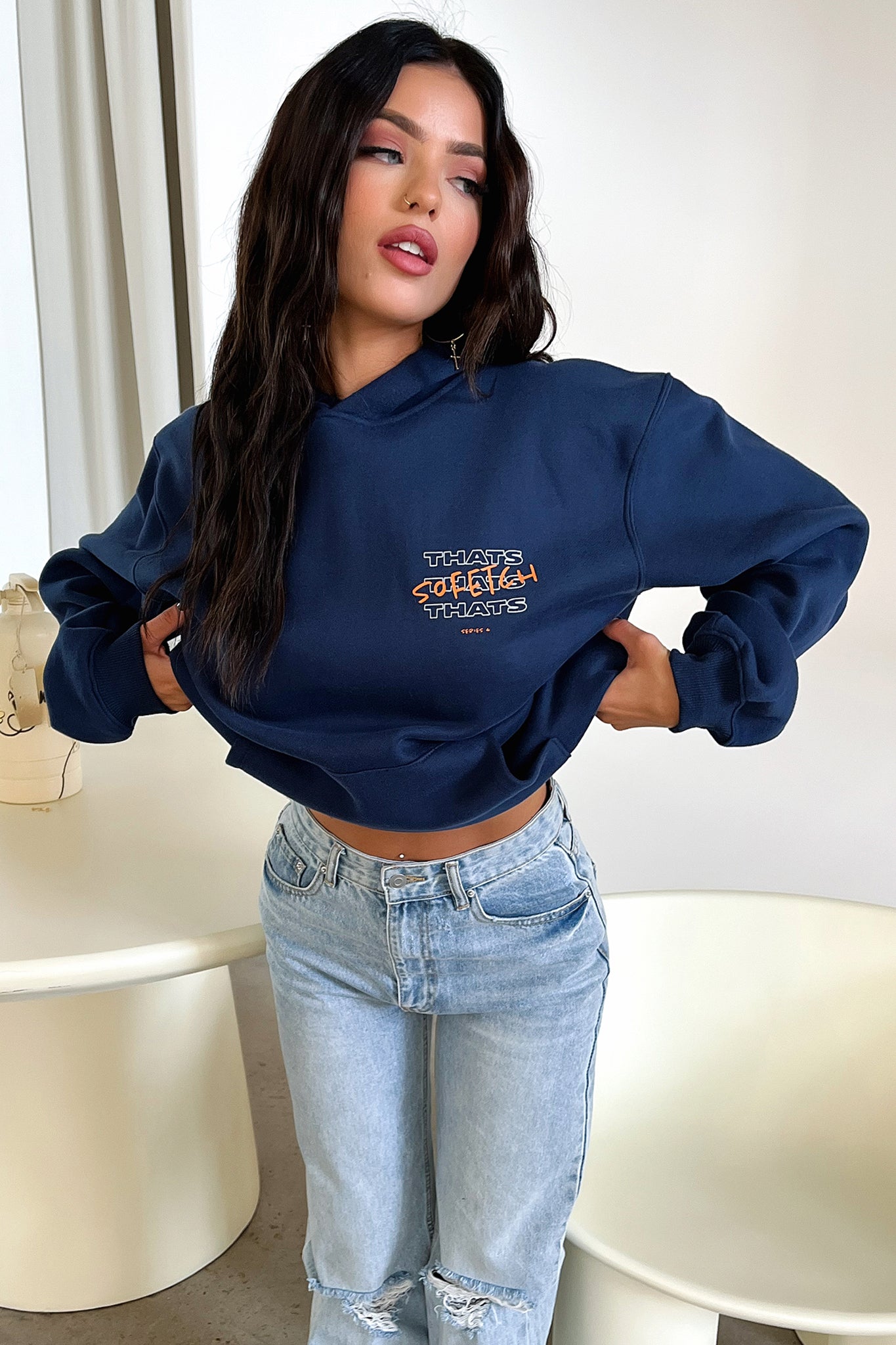 Series 4 Hoodie - Navy-Coutiqo