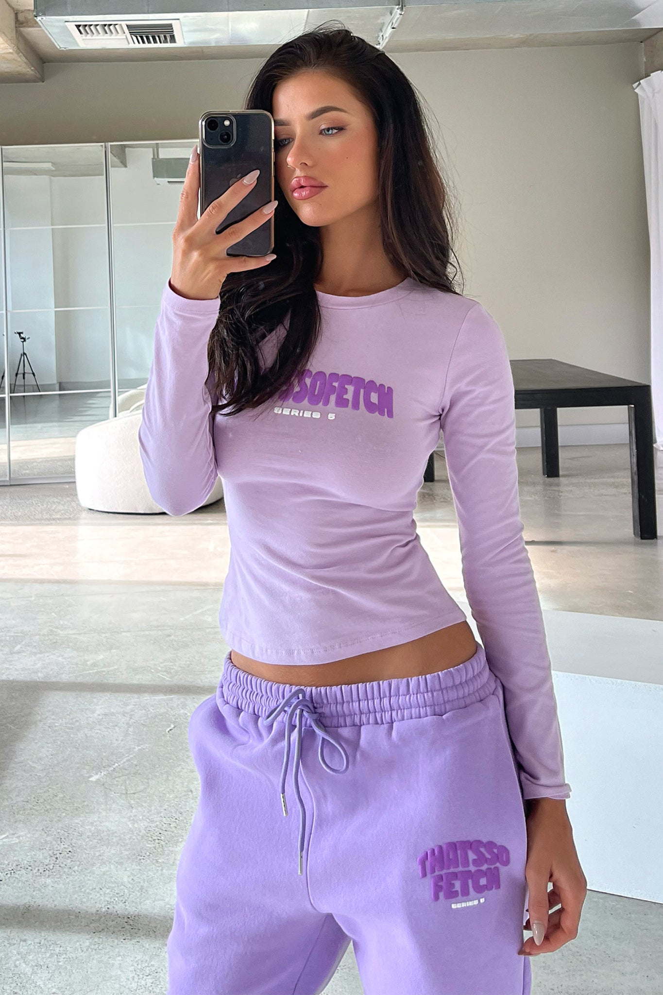 Series 5 Long Sleeve Tee - Lilac-Coutiqo