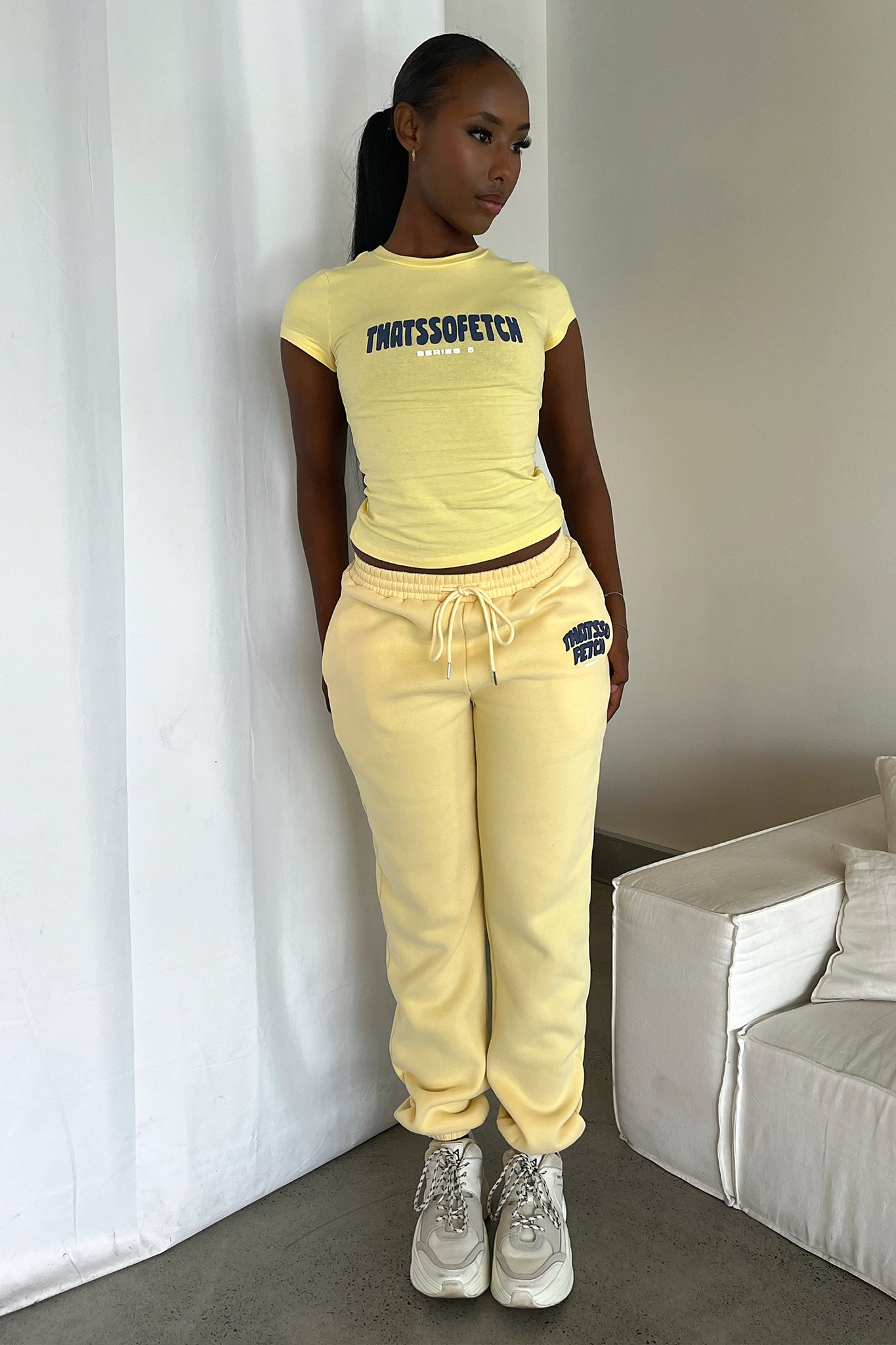 Series 5 Sweatpants - Yellow-Coutiqo