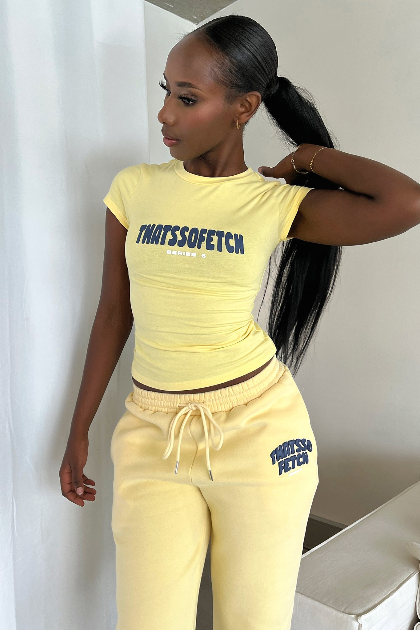 Series 5 Sweatpants - Yellow-Coutiqo