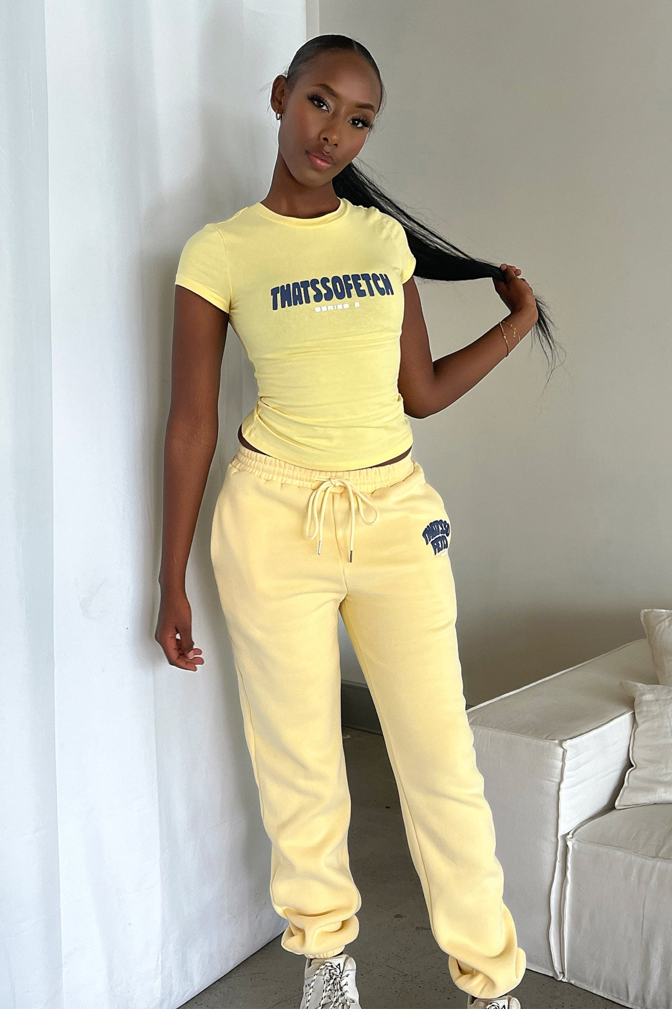 Series 5 Sweatpants - Yellow-Coutiqo