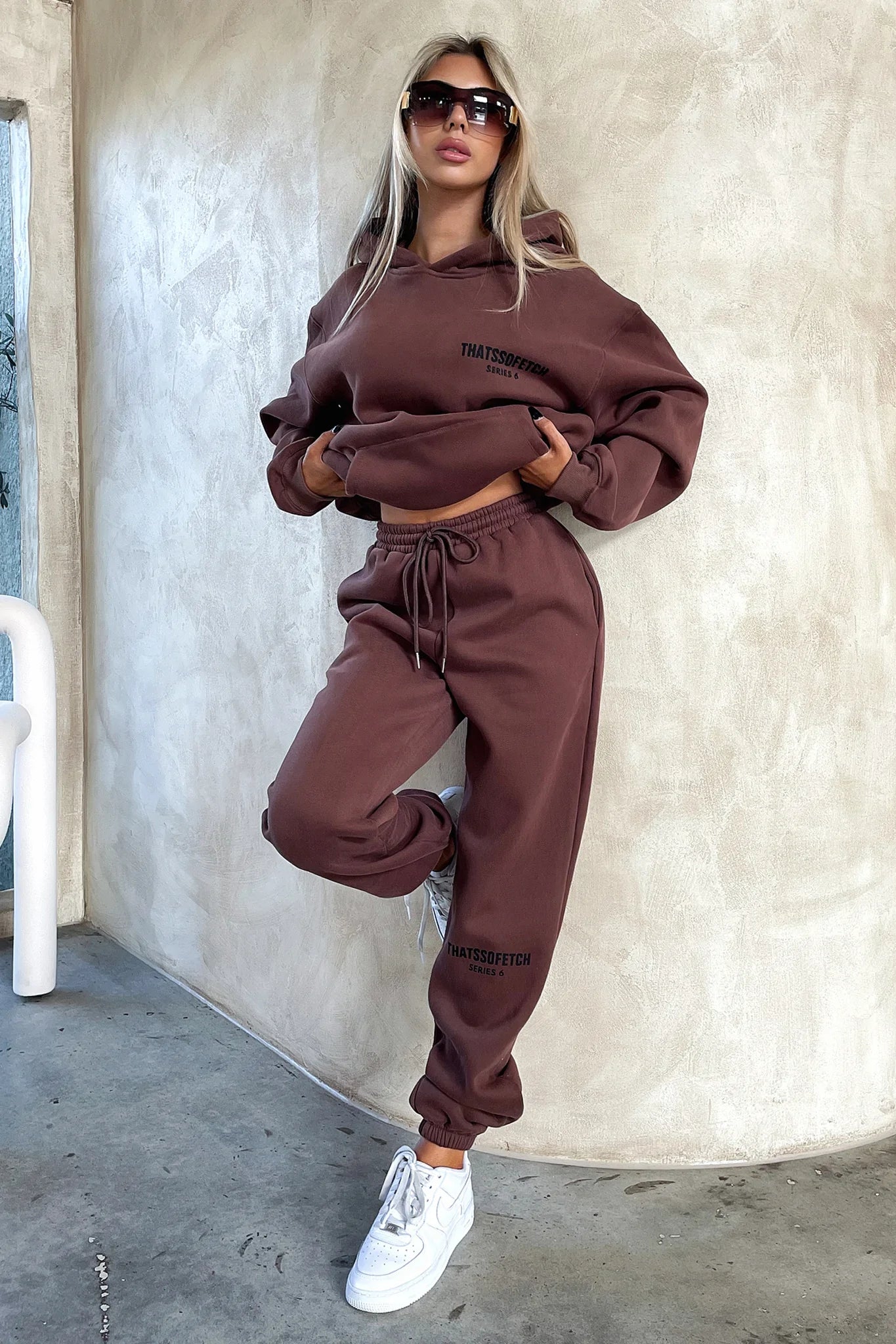 Series 6 Hoodie - Brown-Coutiqo