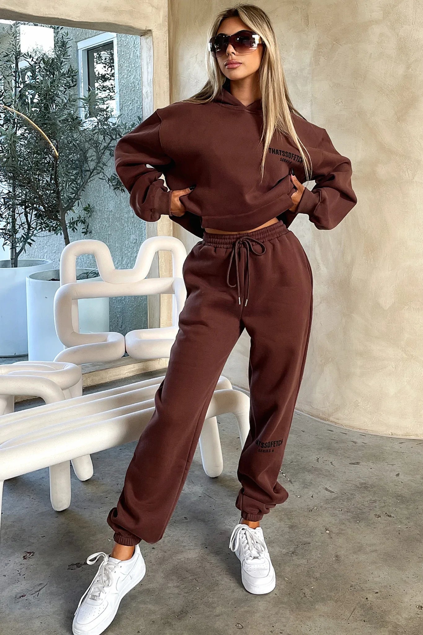 Series 6 Hoodie - Brown-Coutiqo