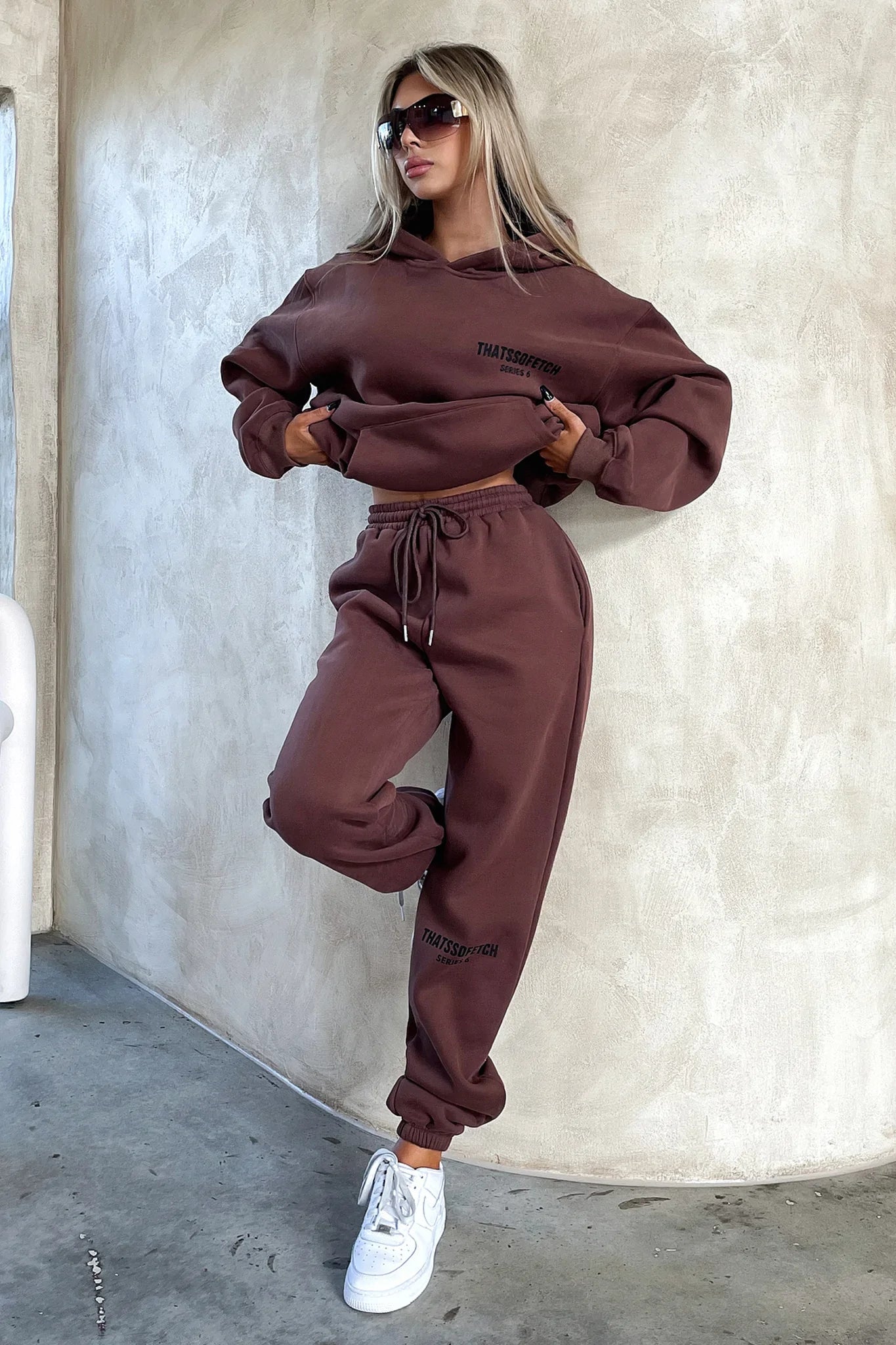 Series 6 Hoodie - Brown-Coutiqo