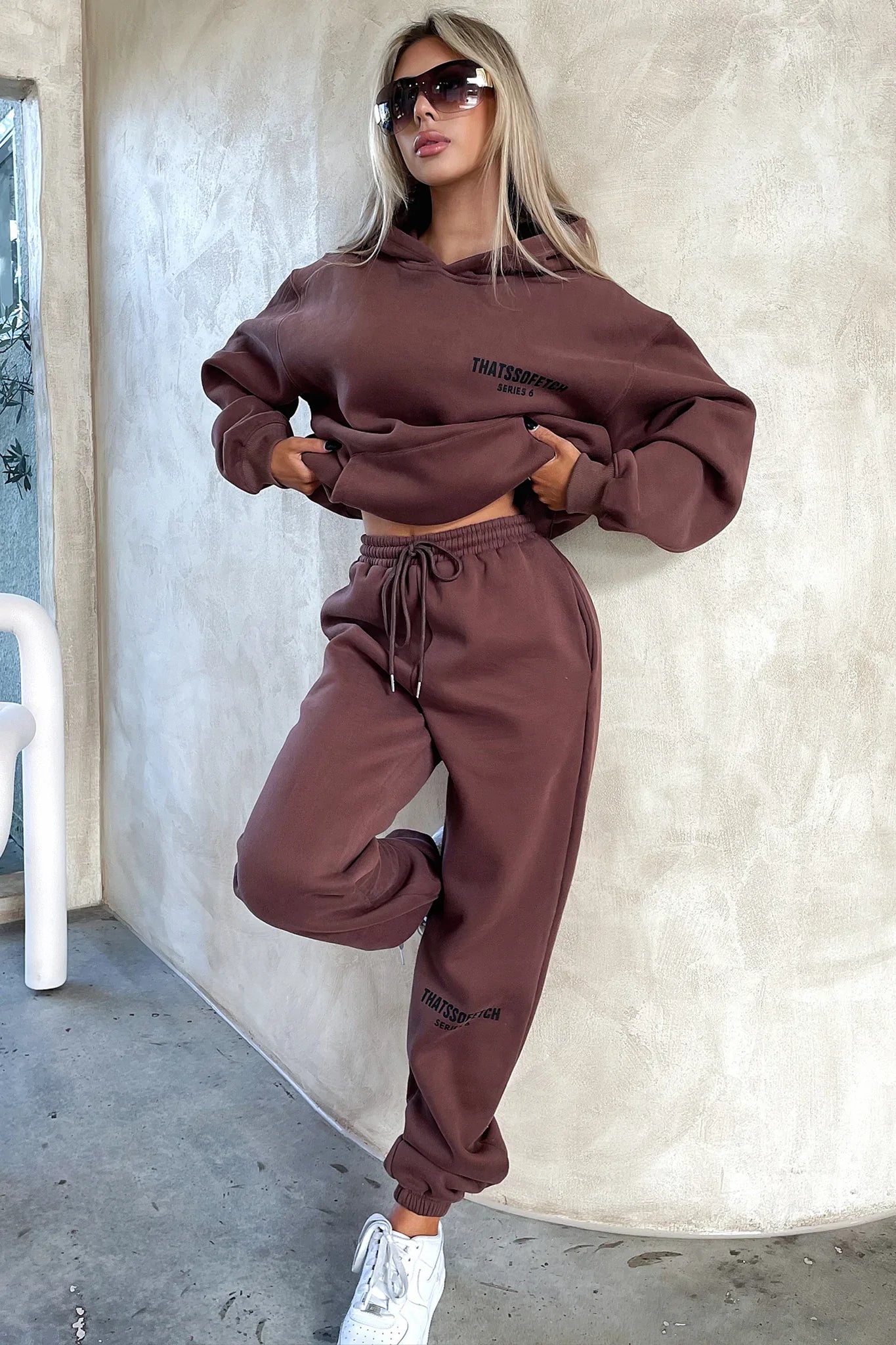 Series 6 Hoodie - Brown-Coutiqo