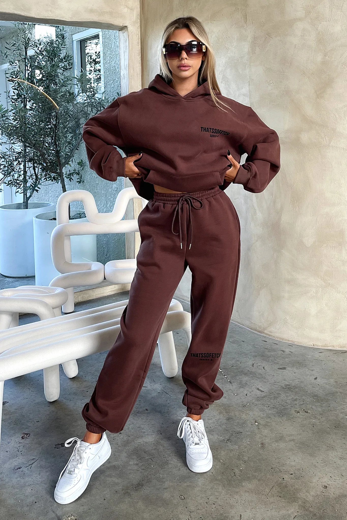 Series 6 Hoodie - Brown-Coutiqo
