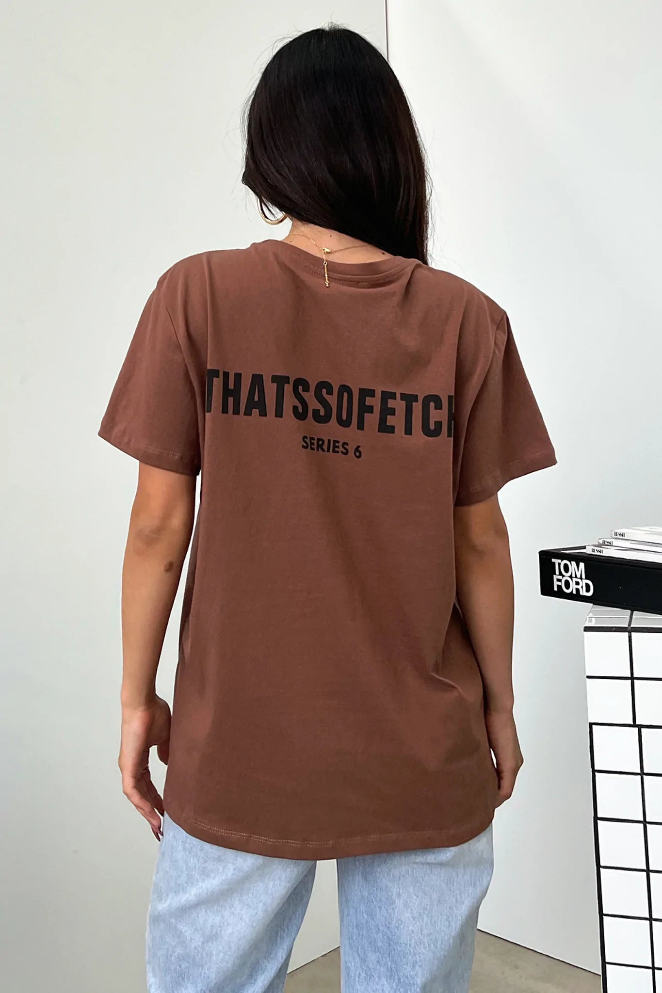 Series 6 Tee - Brown-Coutiqo