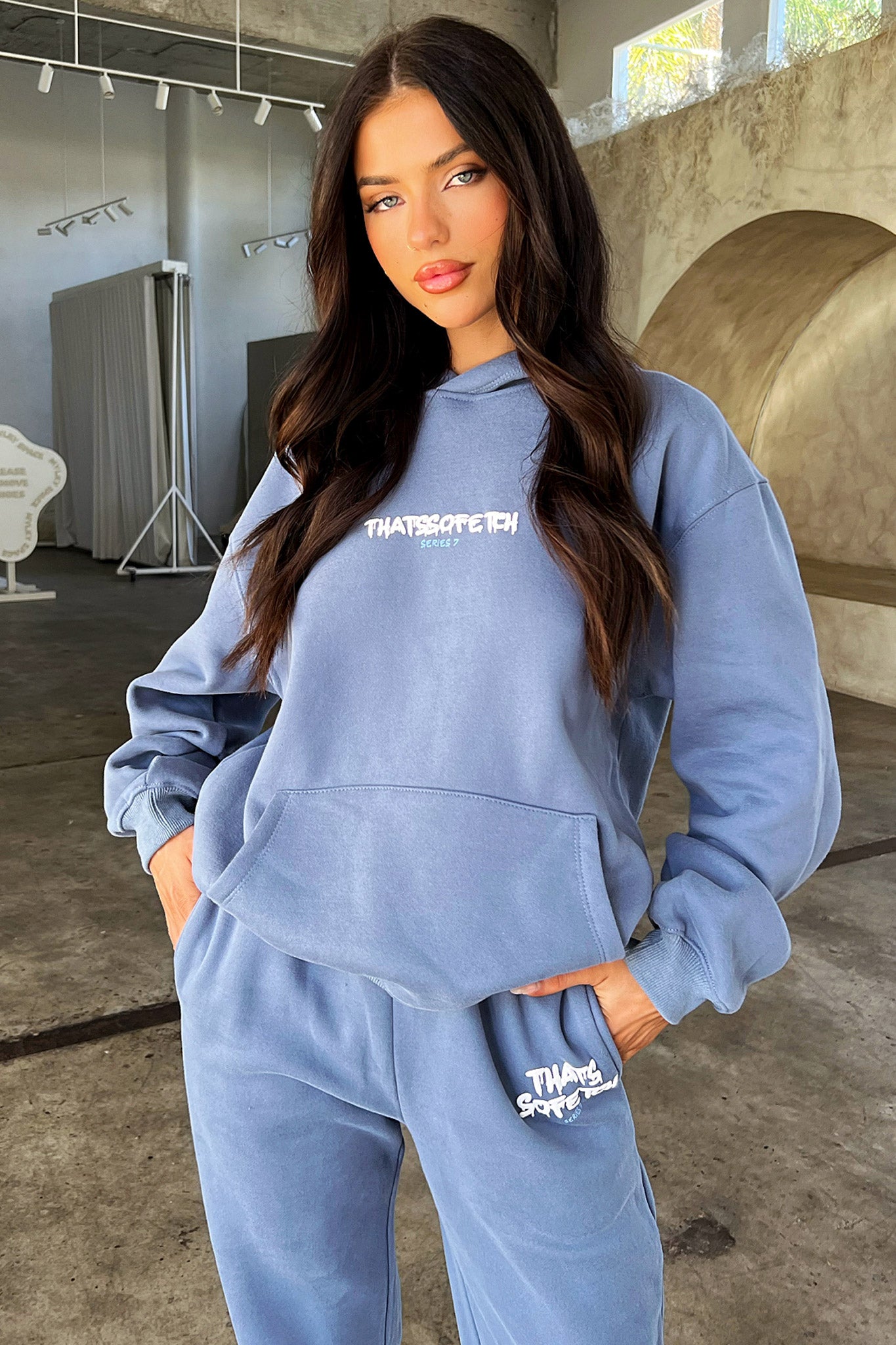 Series 7 Sweatpants - Blue-Coutiqo