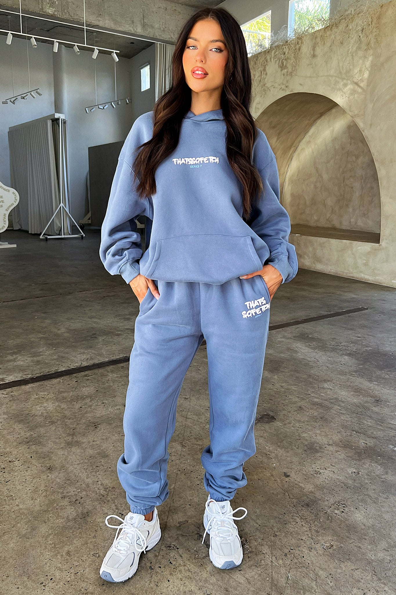 Series 7 Sweatpants - Blue-Coutiqo