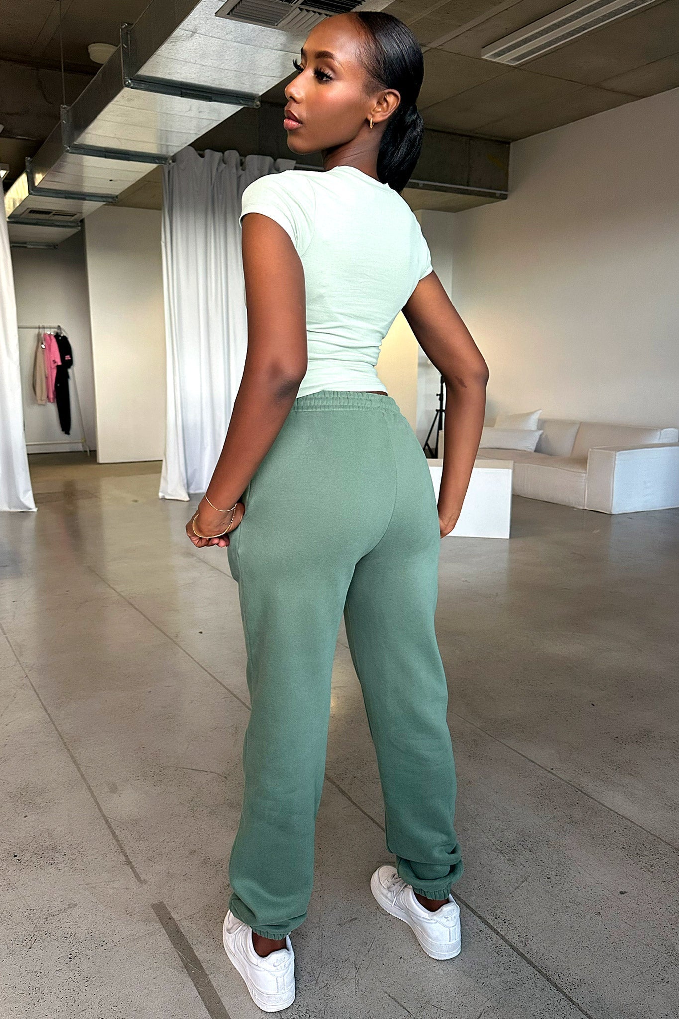 Series 7 Sweatpants - Green-Coutiqo