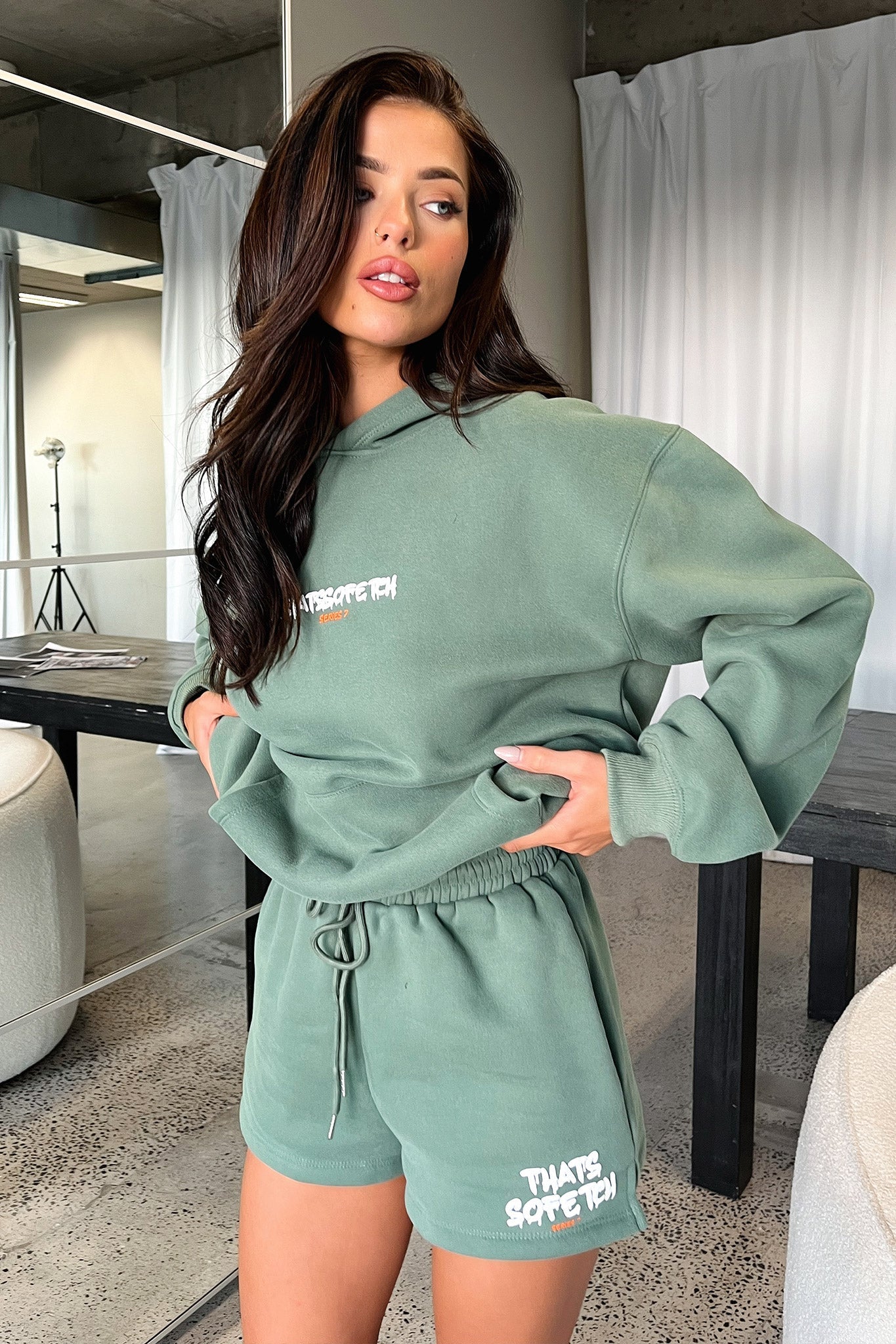 Series 7 Shorts - Green-Coutiqo