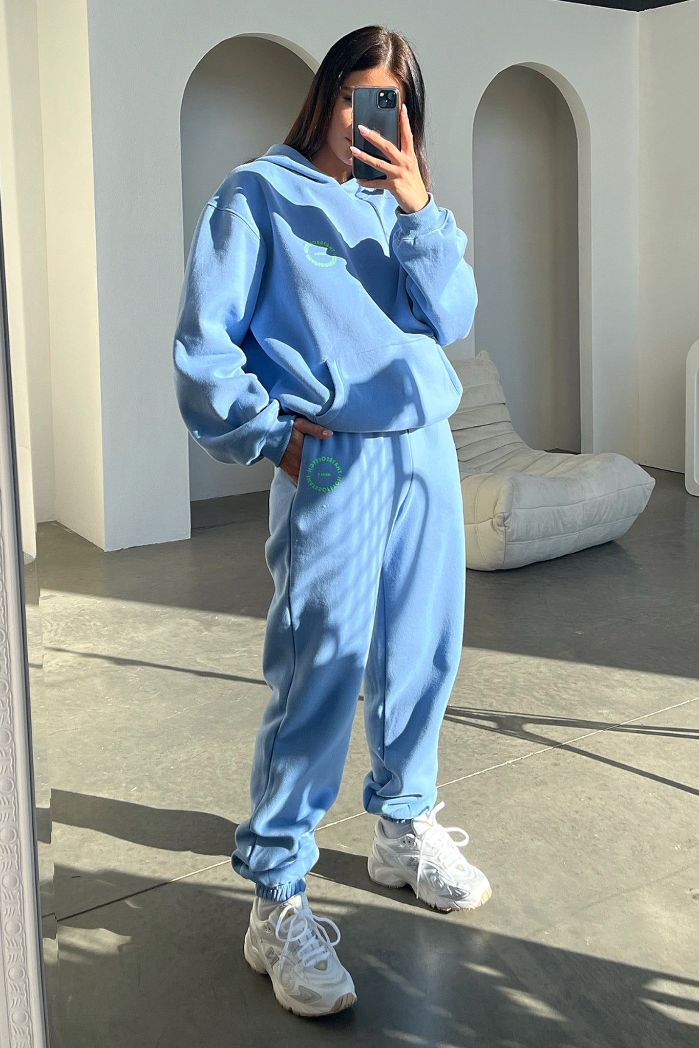 Series 8 Sweatpants - Blue-Coutiqo