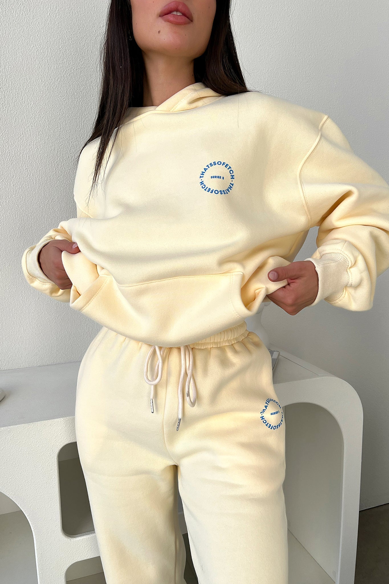 Series 8 Sweatpants - Cream-Coutiqo