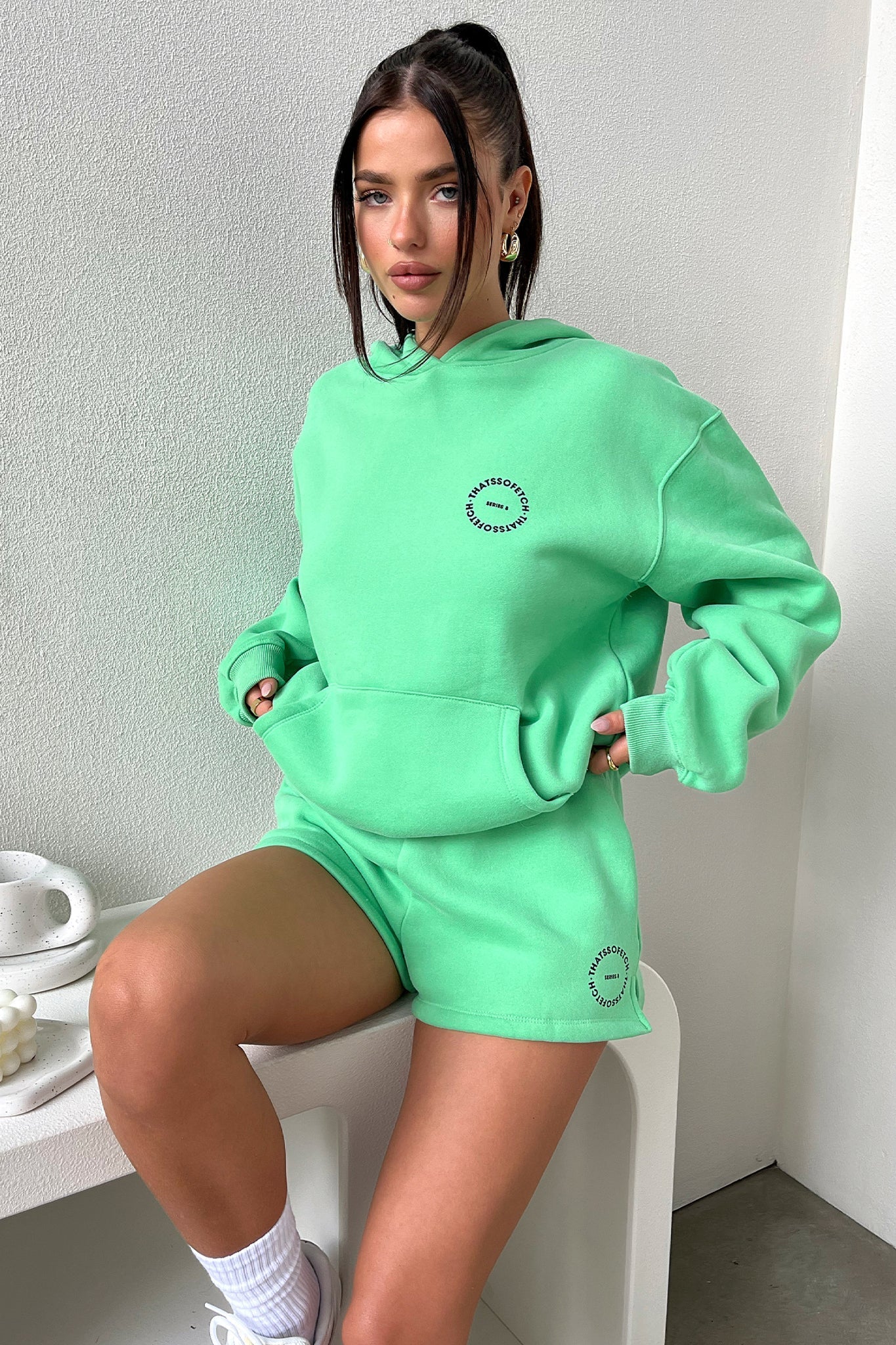 Series 8 Shorts - Green-Coutiqo