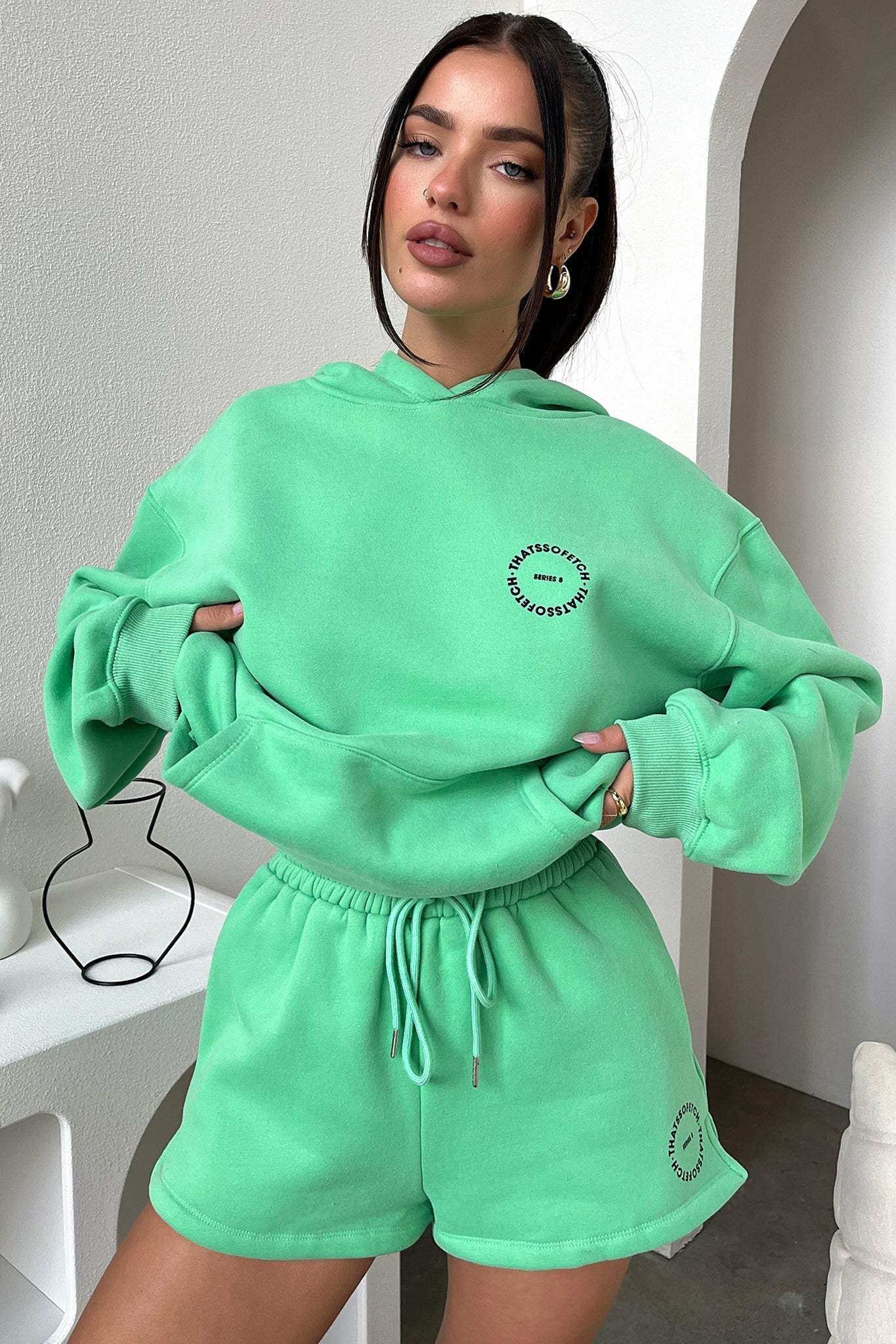 Series 8 Shorts - Green-Coutiqo