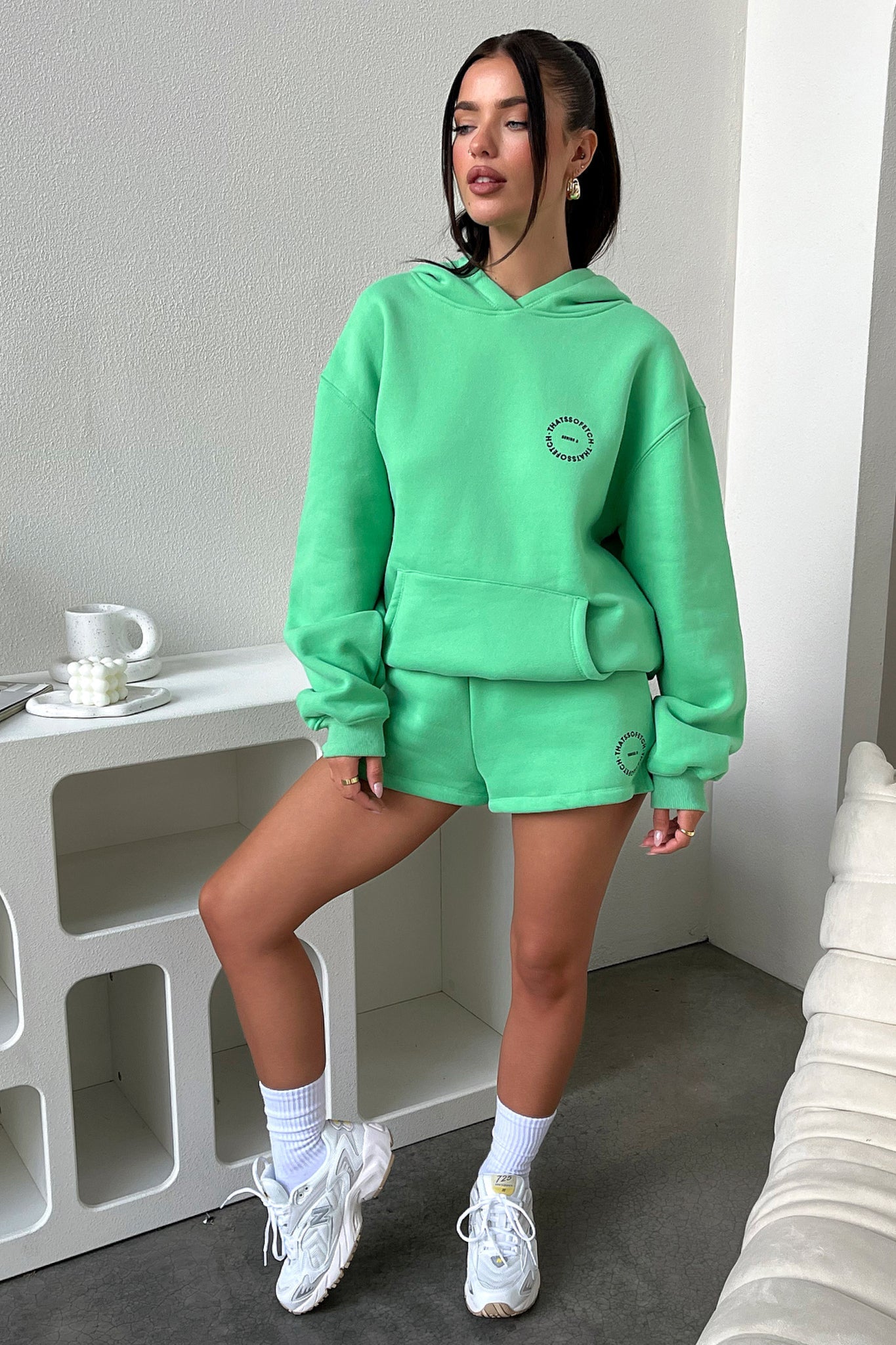 Series 8 Shorts - Green-Coutiqo