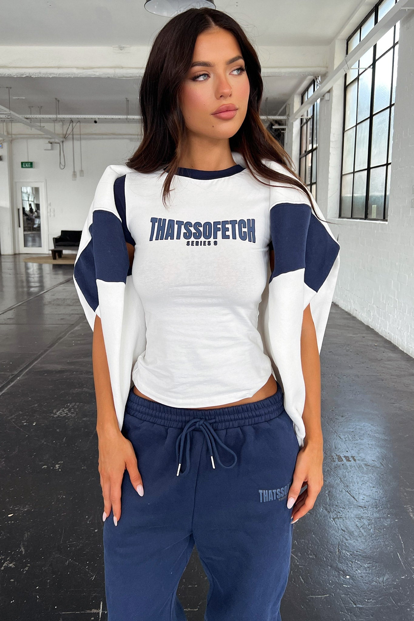 Series 9 Tee - Navy-Coutiqo