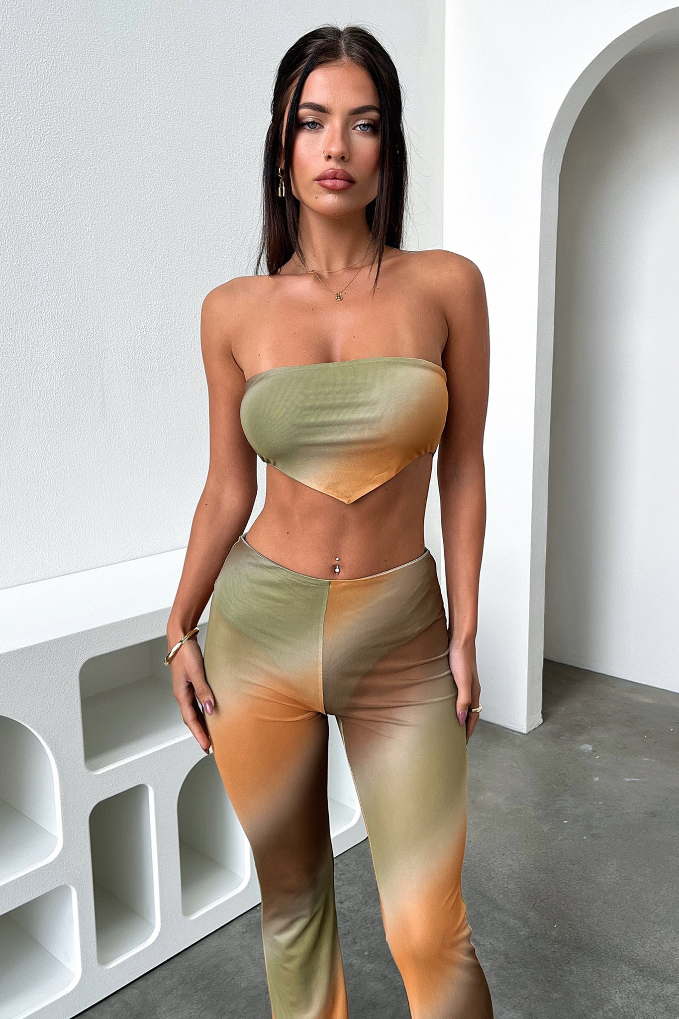 Shyla Pants - Green-Coutiqo