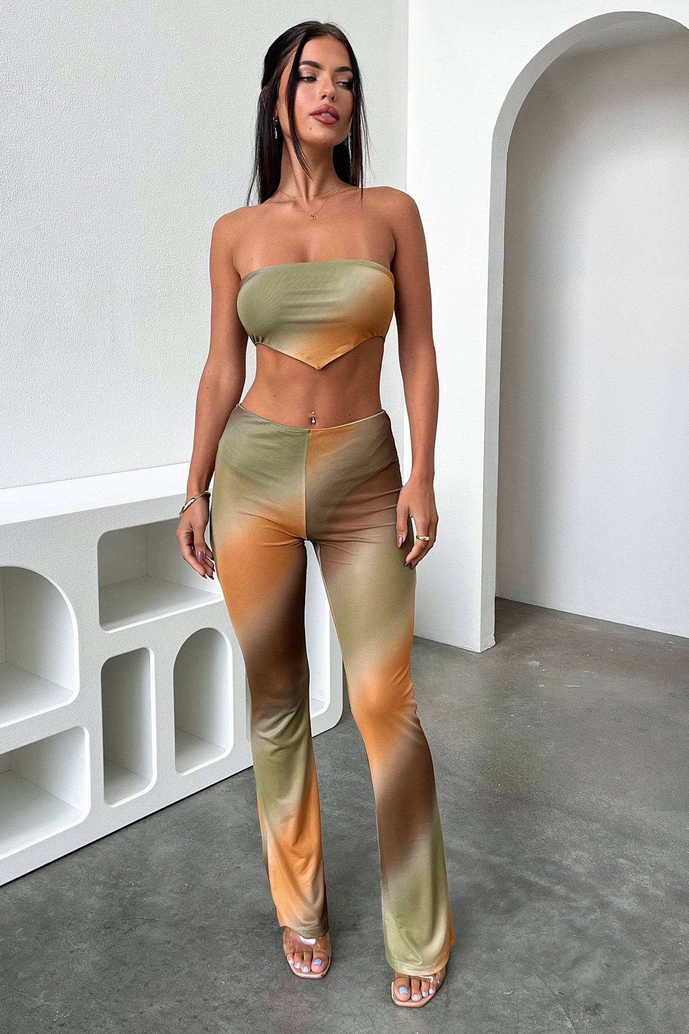 Shyla Pants - Green-Coutiqo