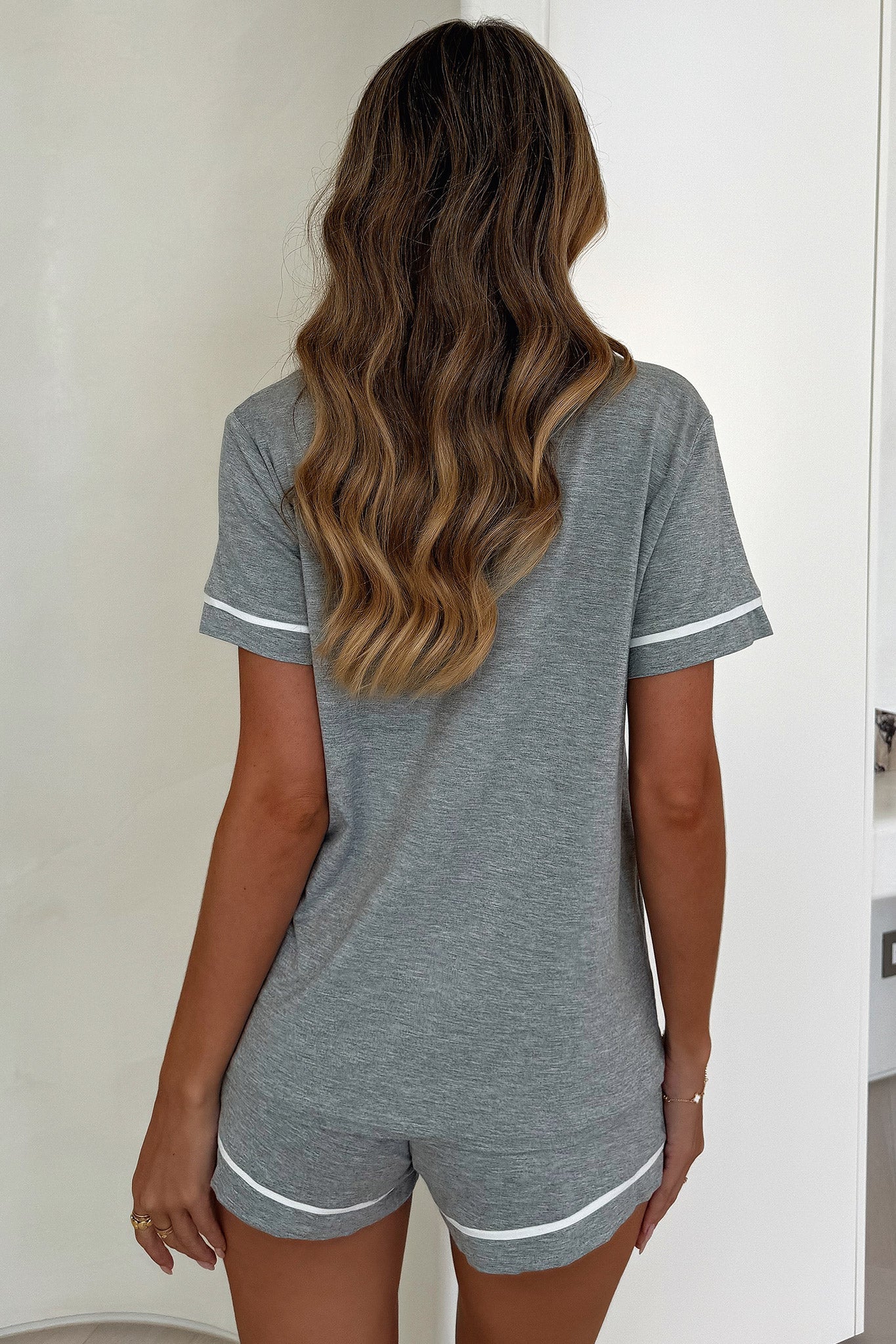 Siesta Top - Grey-Coutiqo