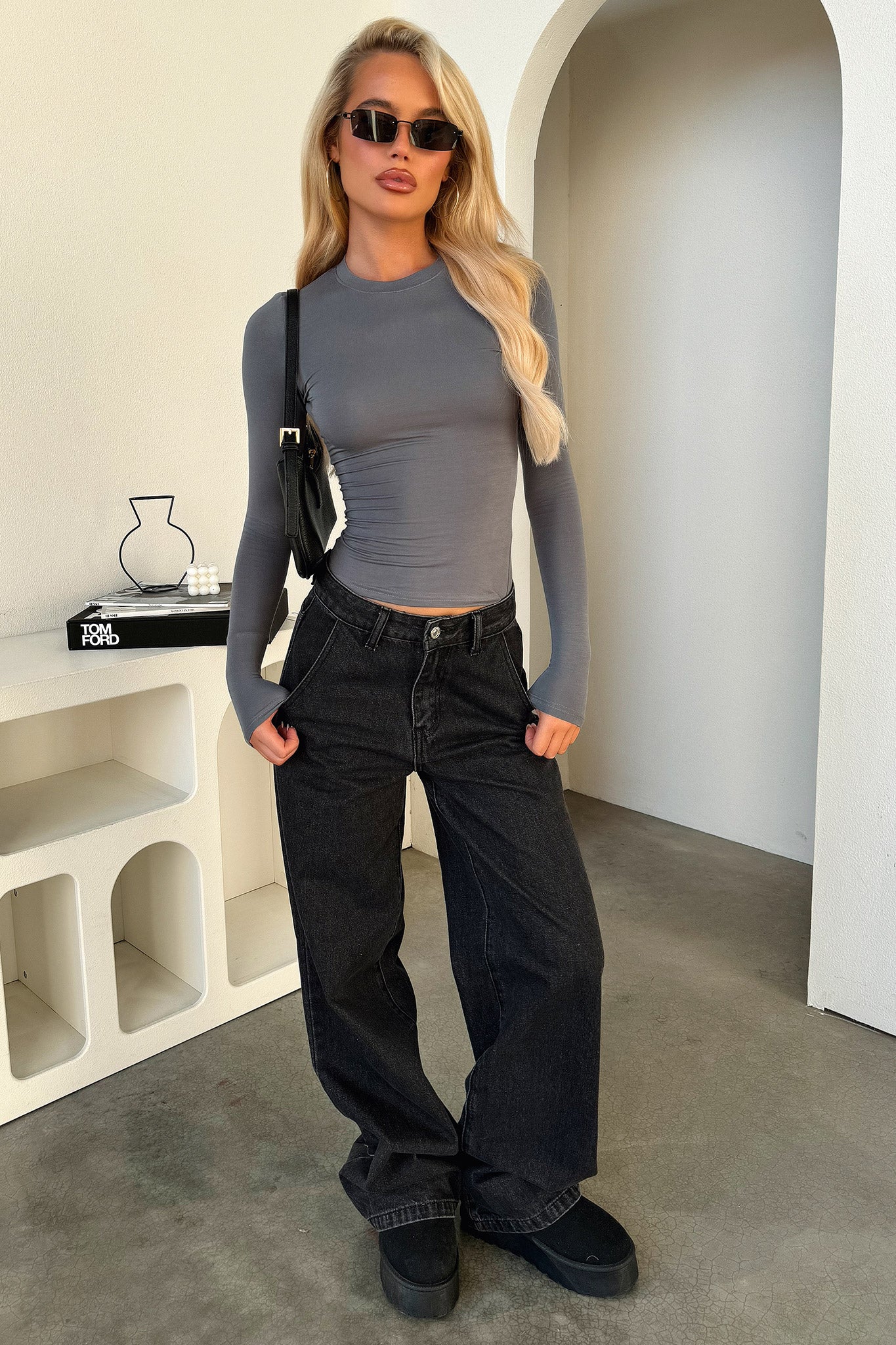 Sophie Jeans - Black-Coutiqo