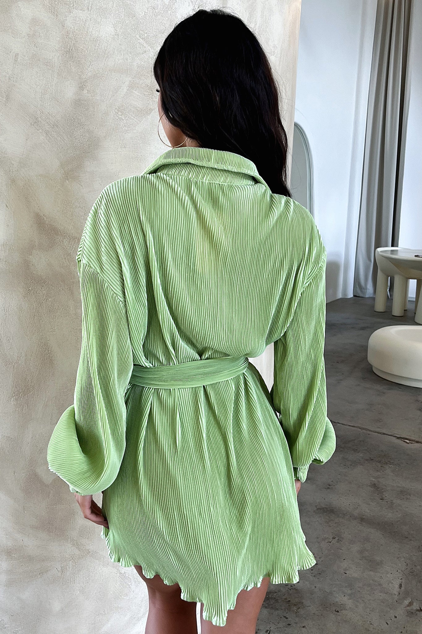 Stassi T-Shirt Dress - Green-Coutiqo