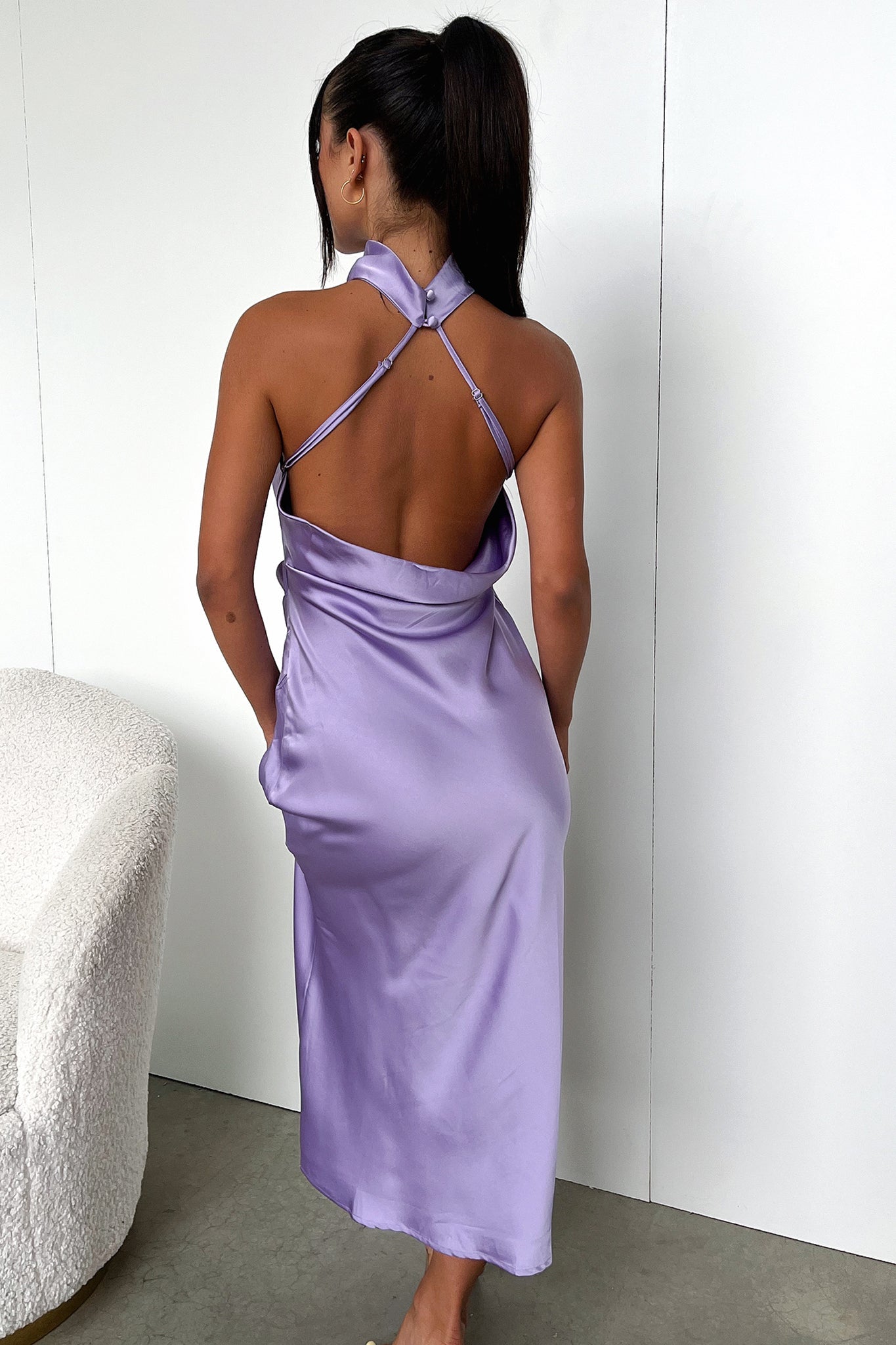 Stefania dress - Lilac-Coutiqo