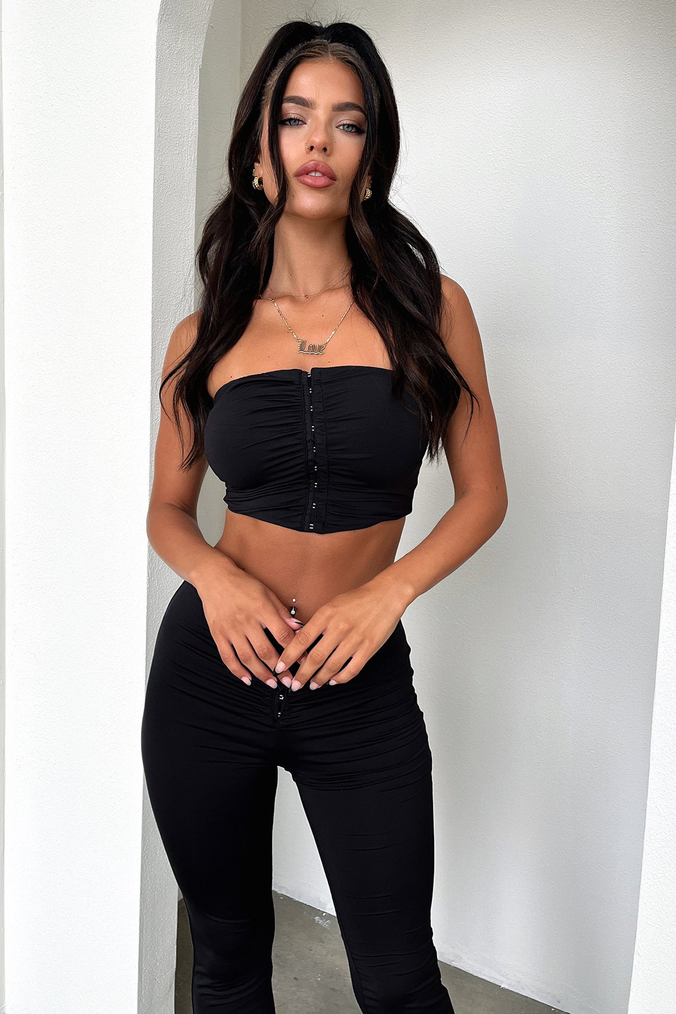 Tarla Crop - Black-Coutiqo
