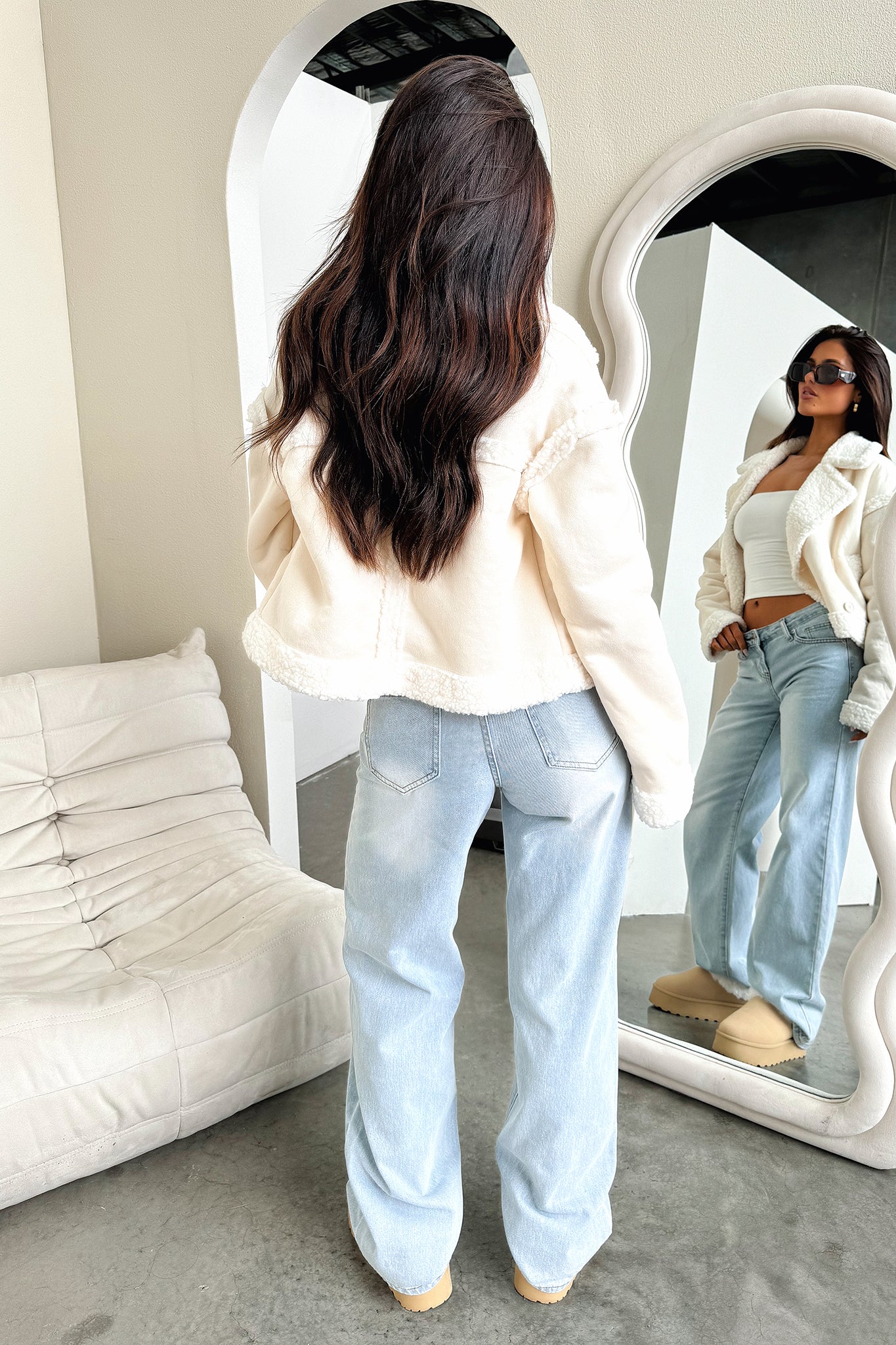 Torez Jacket - Cream-Coutiqo