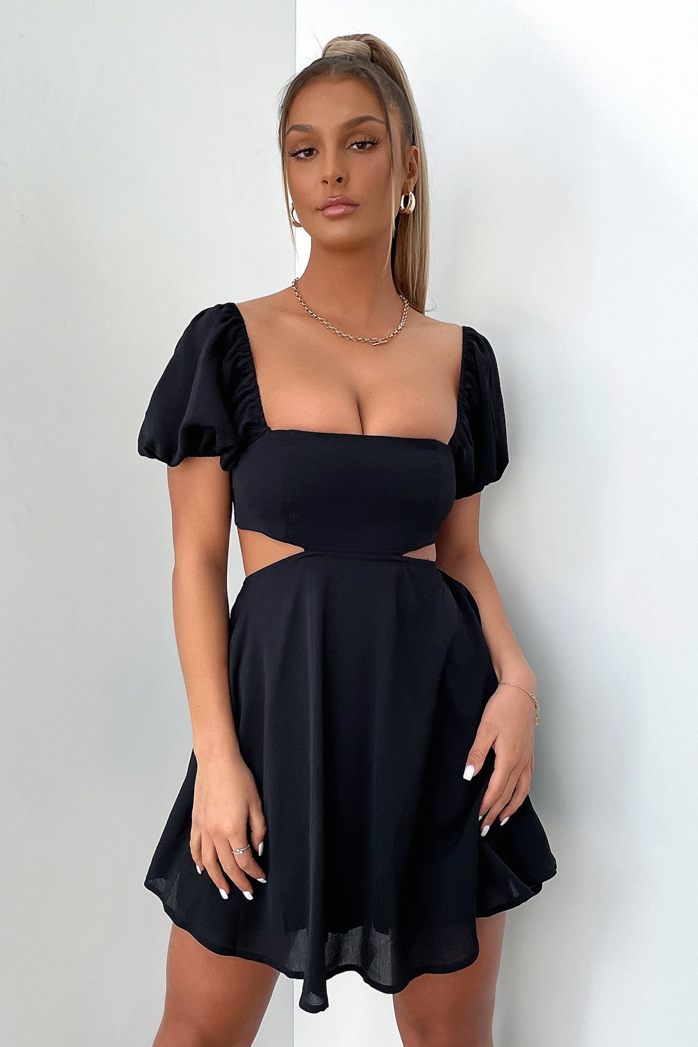 Tracey Dress - Black-Coutiqo