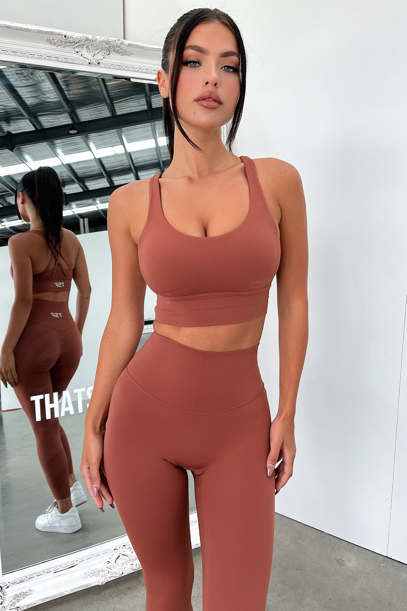 True Tights - Brown-Coutiqo